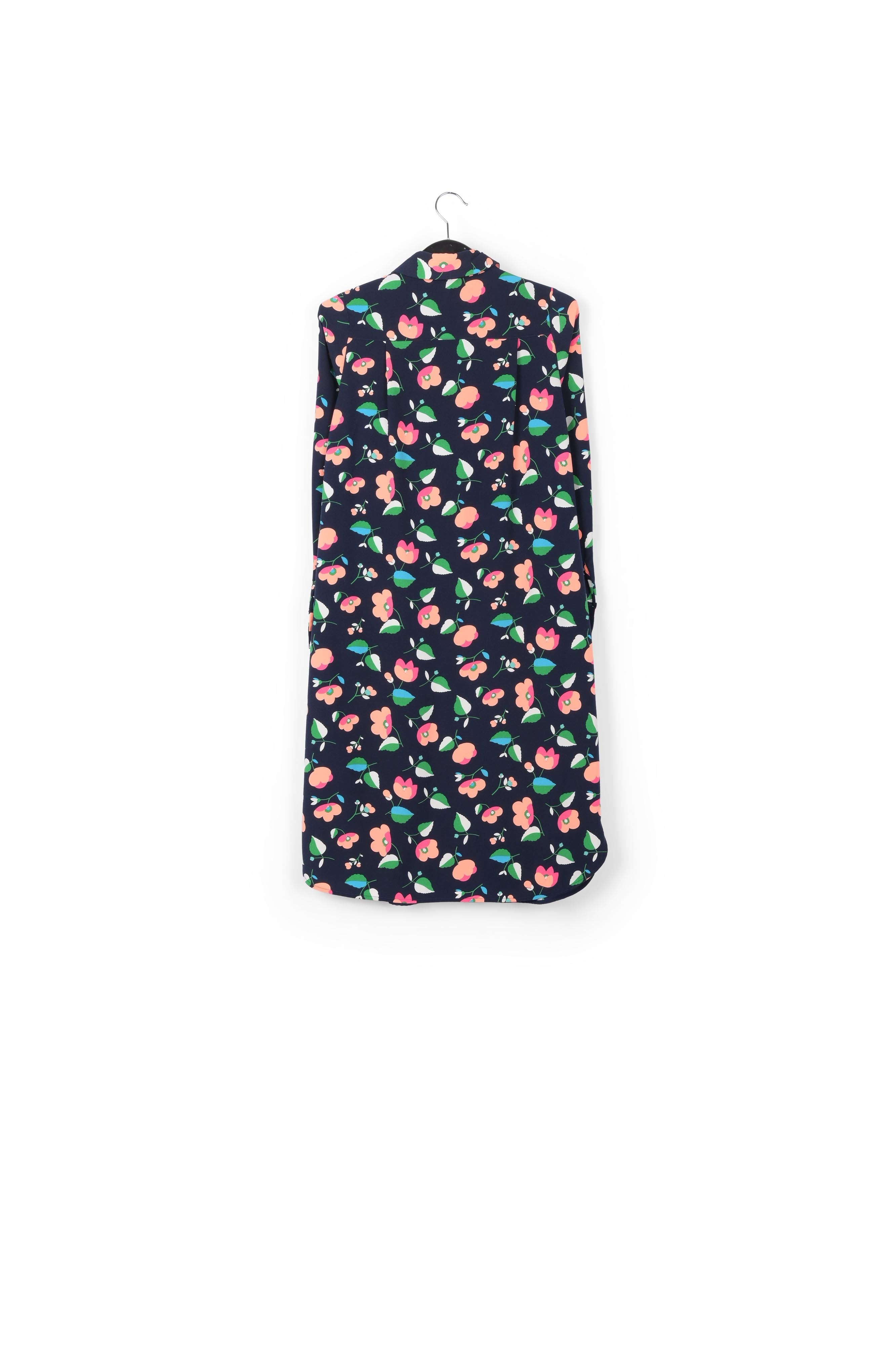 Robe fleurie bleu marine RE—SSENTIEL | Essentiel second hand