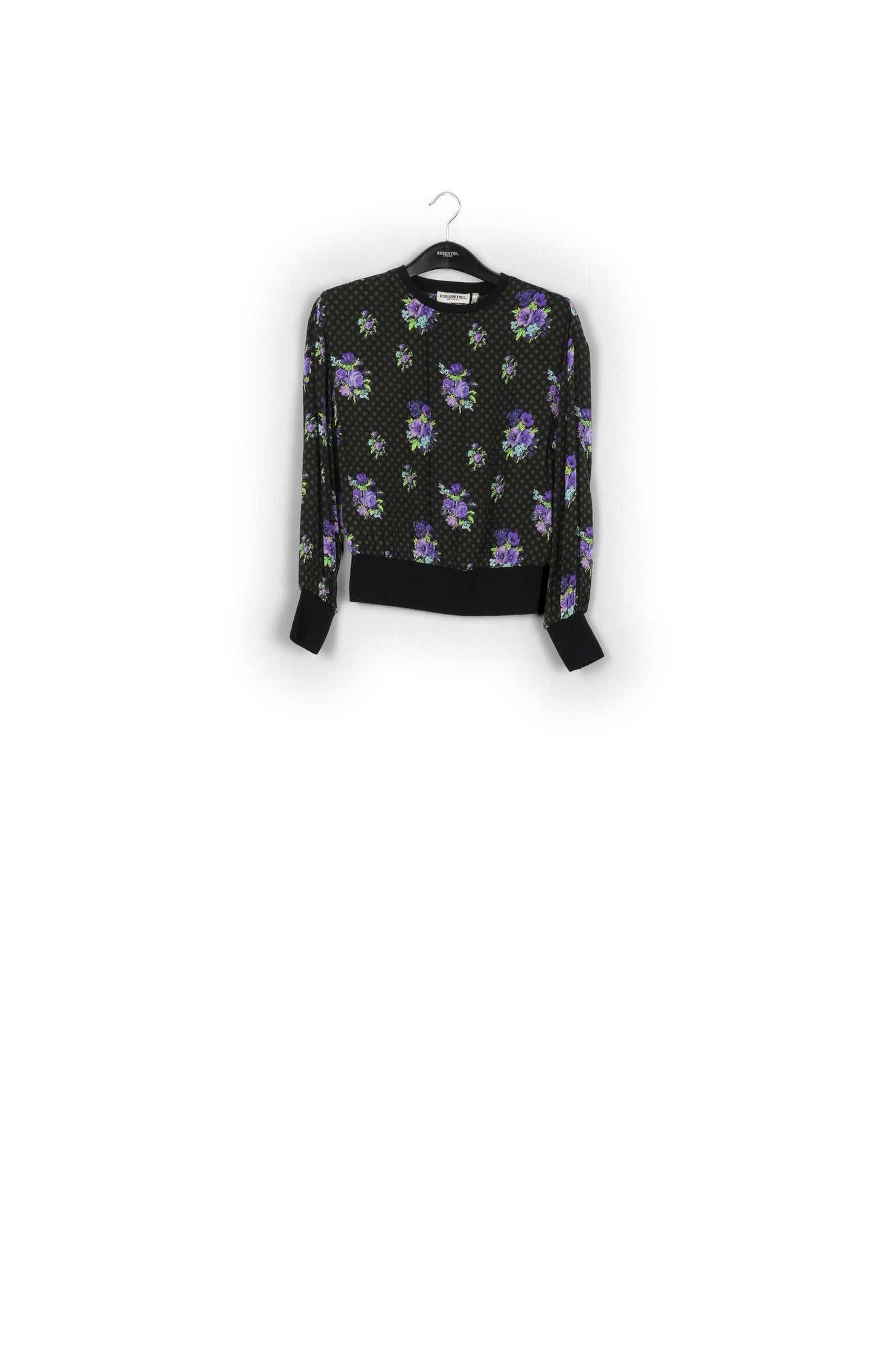 Floral polka dot top RE—SSENTIEL | Essentiel second hand