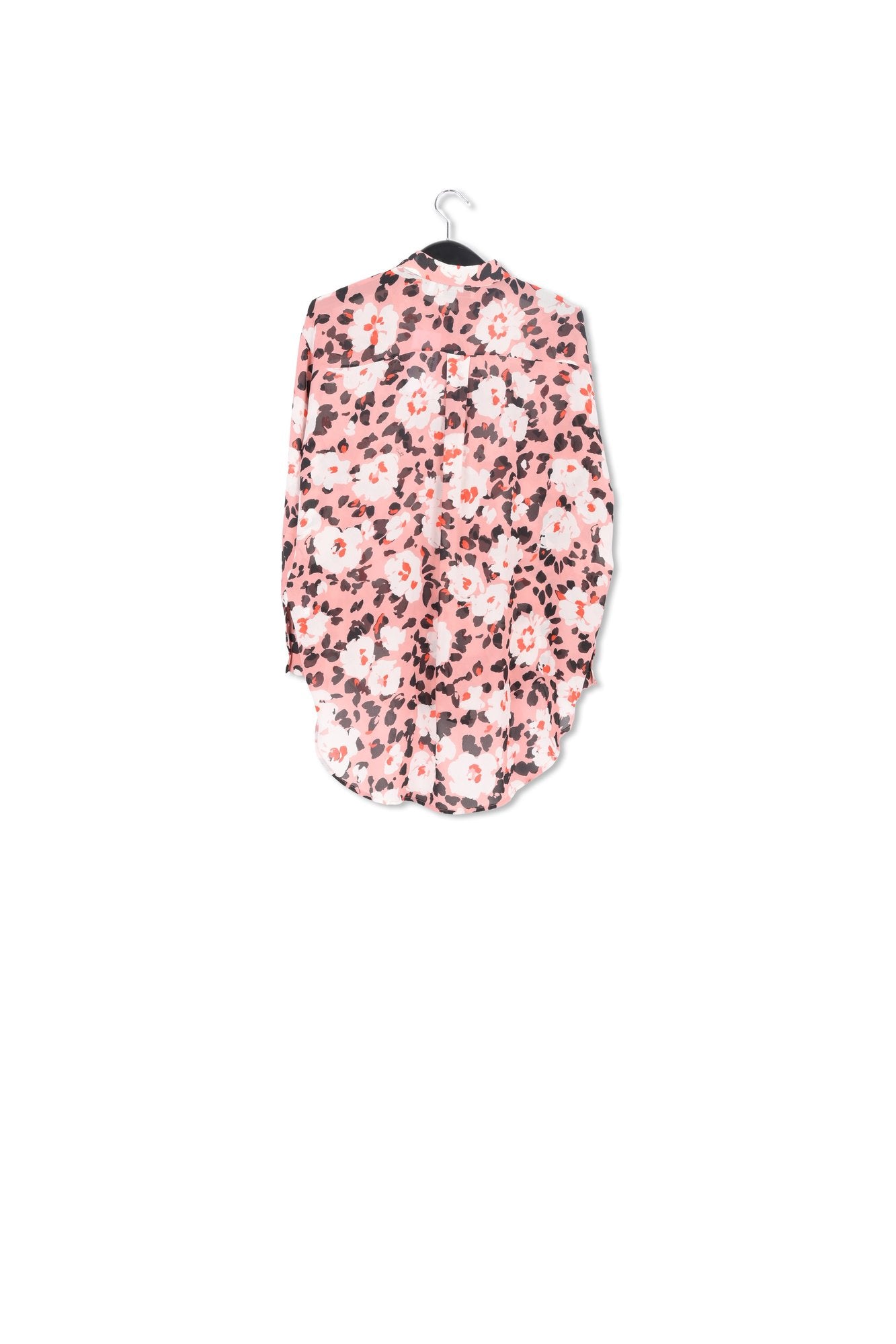 Chemise noire à  imprimé floral RE—SSENTIEL | Essentiel second hand