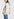 Light blue, orange and white patchwork sweatshirt Faume - seconde main