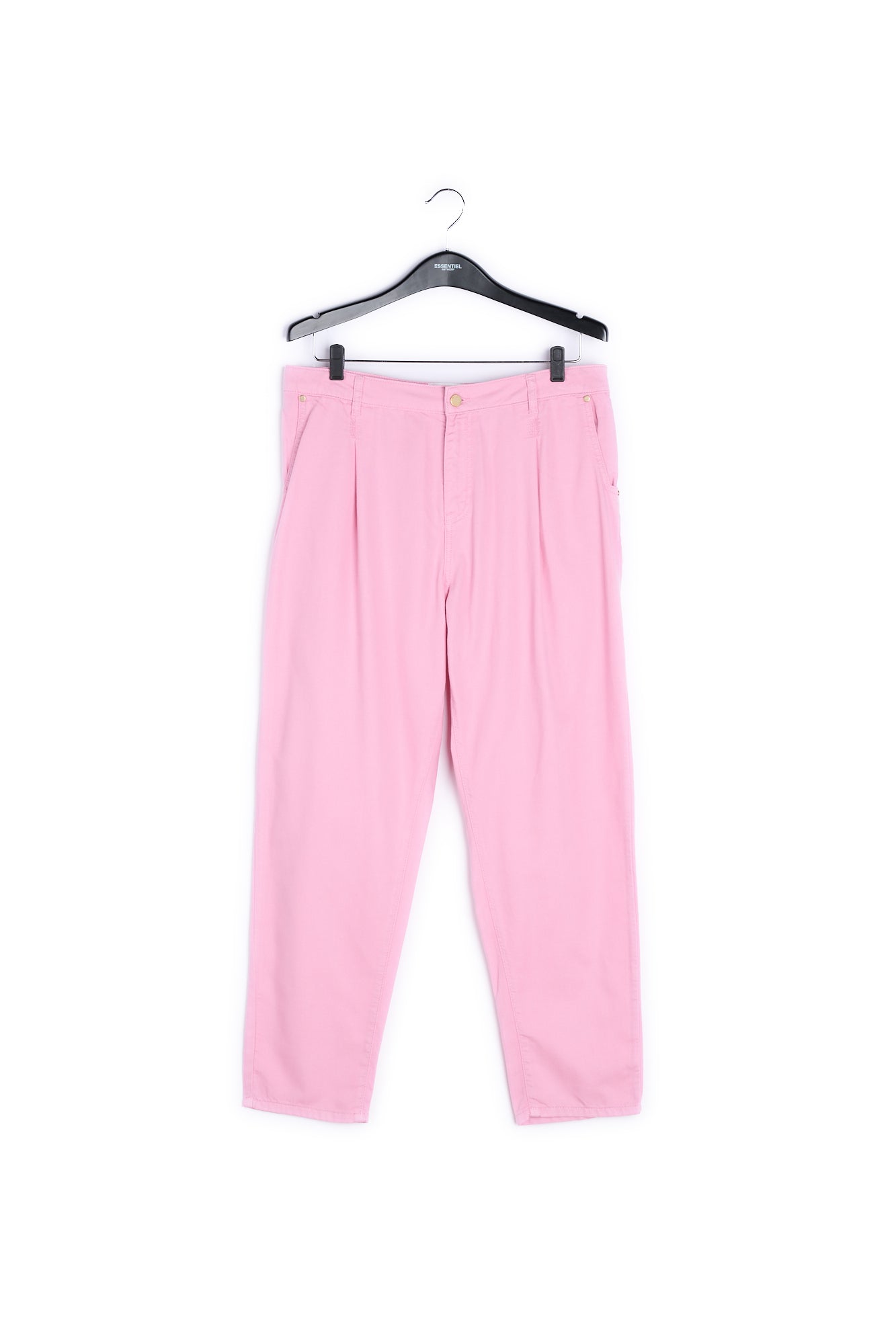 Light pink loose-fit denim pants RE—SSENTIEL | Essentiel second hand