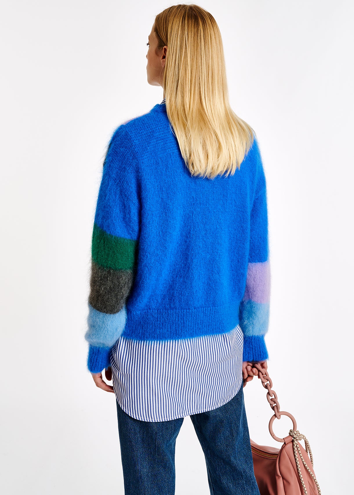 Soft and colorful mohair-blend sweater RE—SSENTIEL | Essentiel second hand