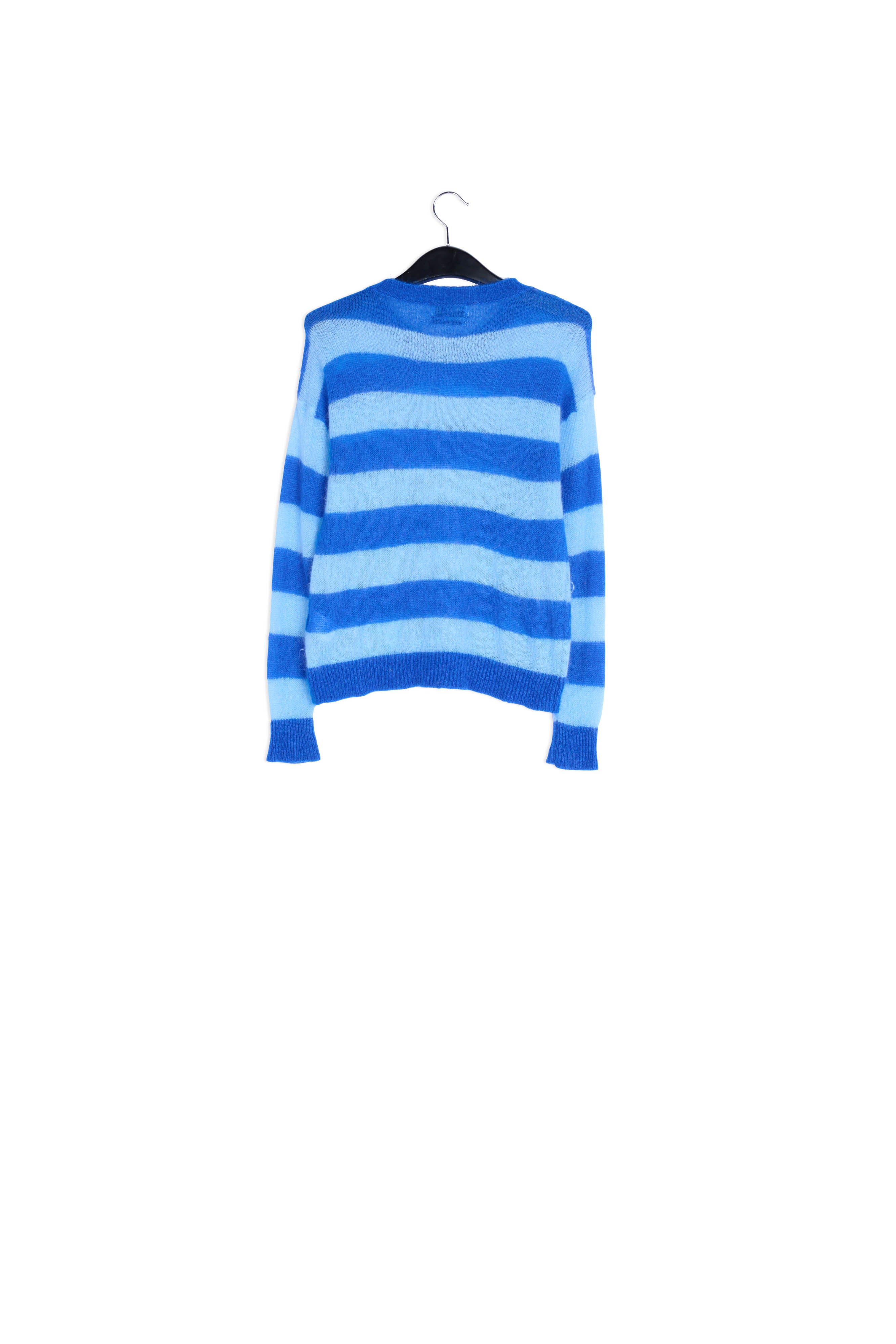 Blue striped light knit sweater RE—SSENTIEL | Essentiel second hand