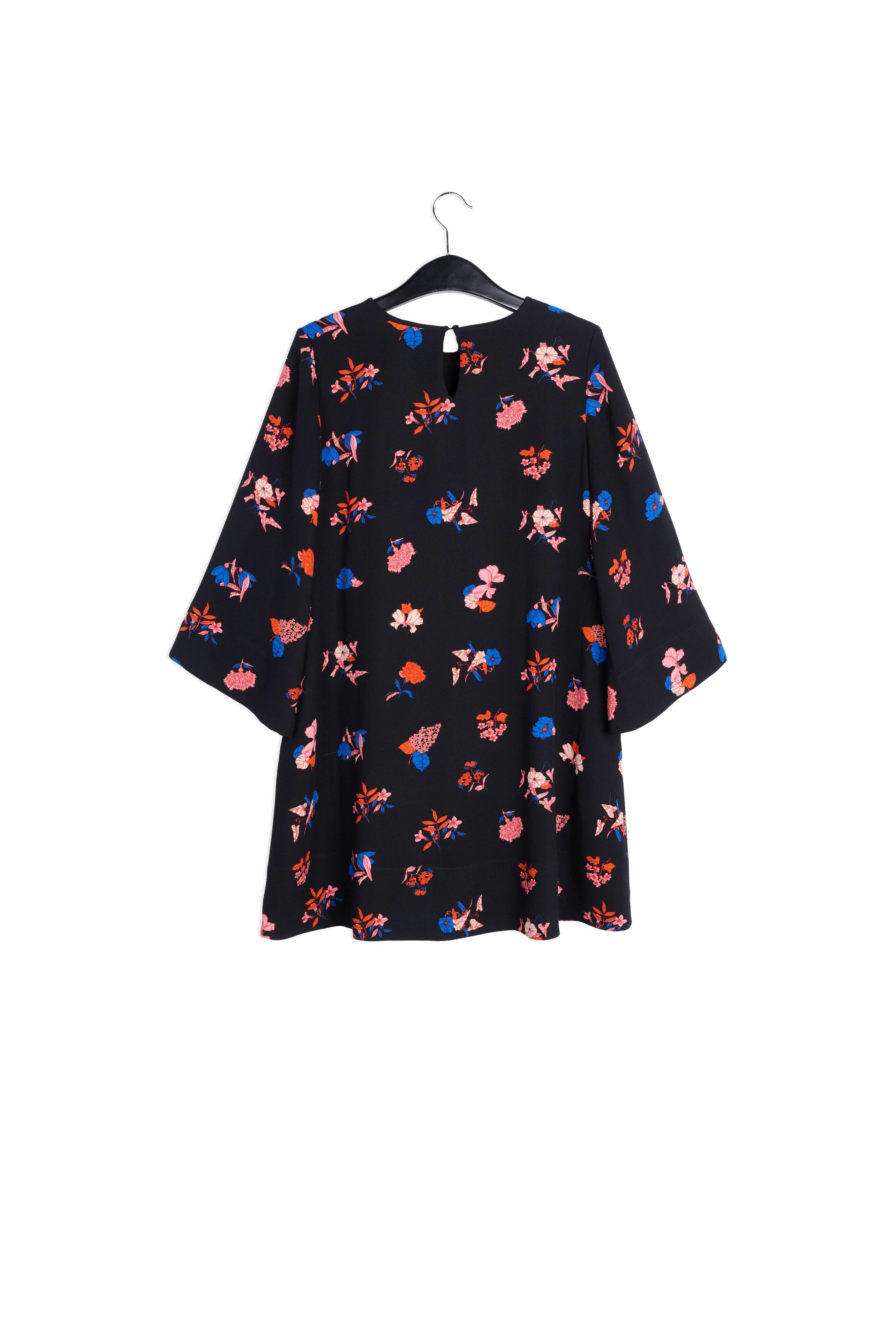 Ecru mini-jurk met uitlopende mouwen RE—SSENTIEL | Essentiel second hand