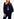Dark blue mohair and wool blend cardigan Faume - seconde main