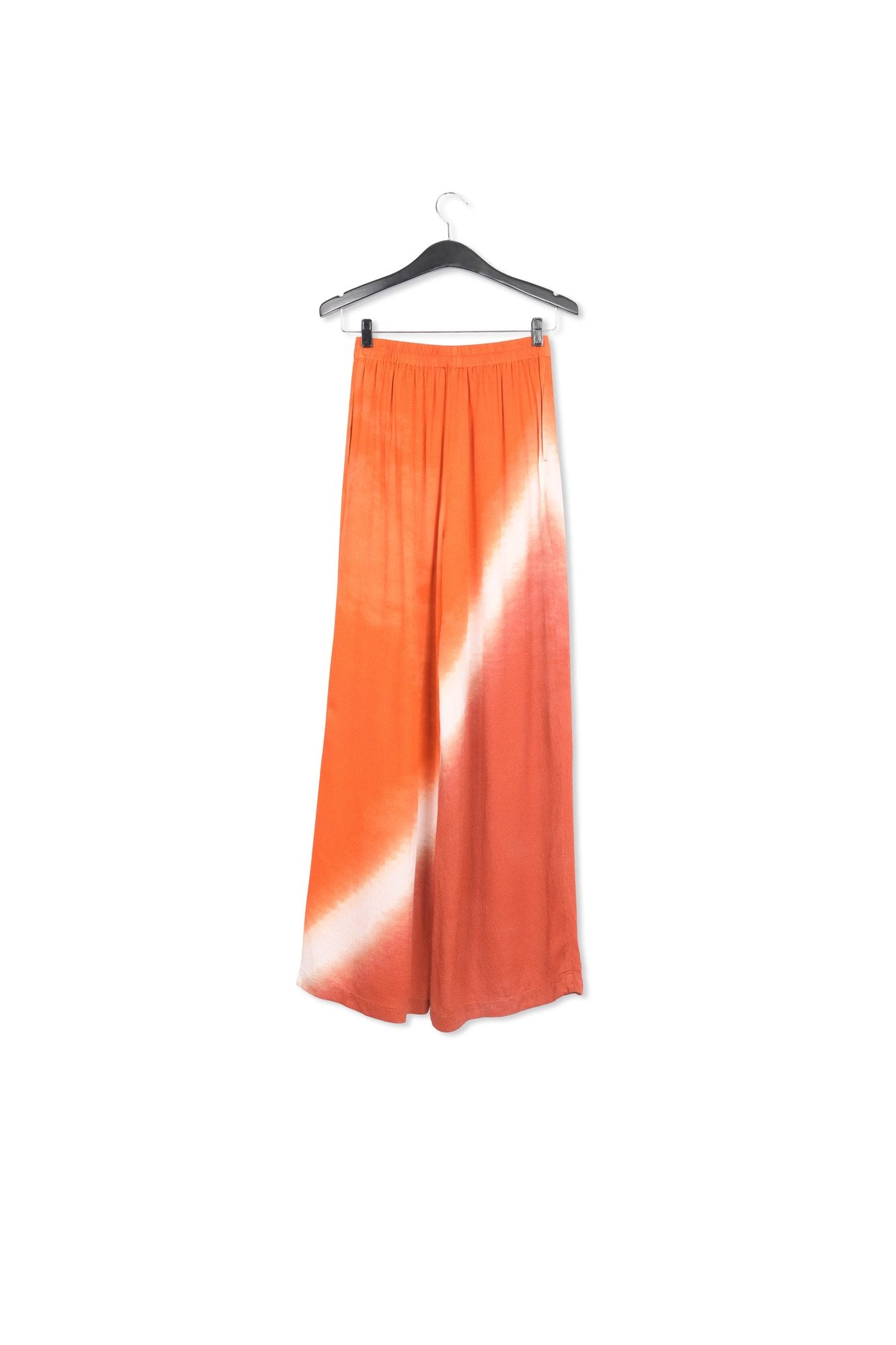 Orange wide-leg tie-dye pants RE—SSENTIEL | Essentiel second hand
