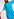 Blauwe mini-jurk met volants Faume - seconde main