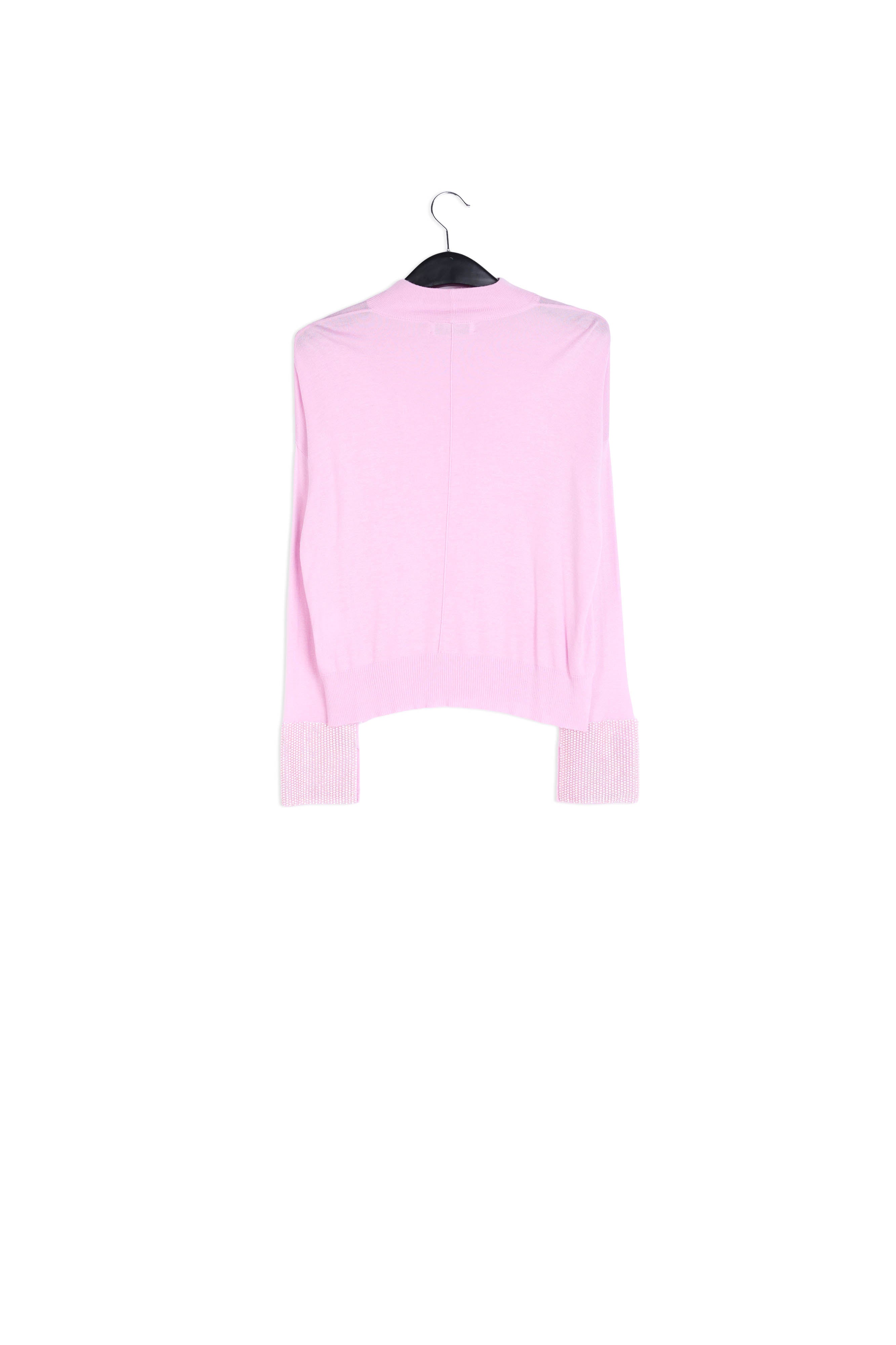 Pull rose clair à col roulé RE—SSENTIEL | Essentiel second hand