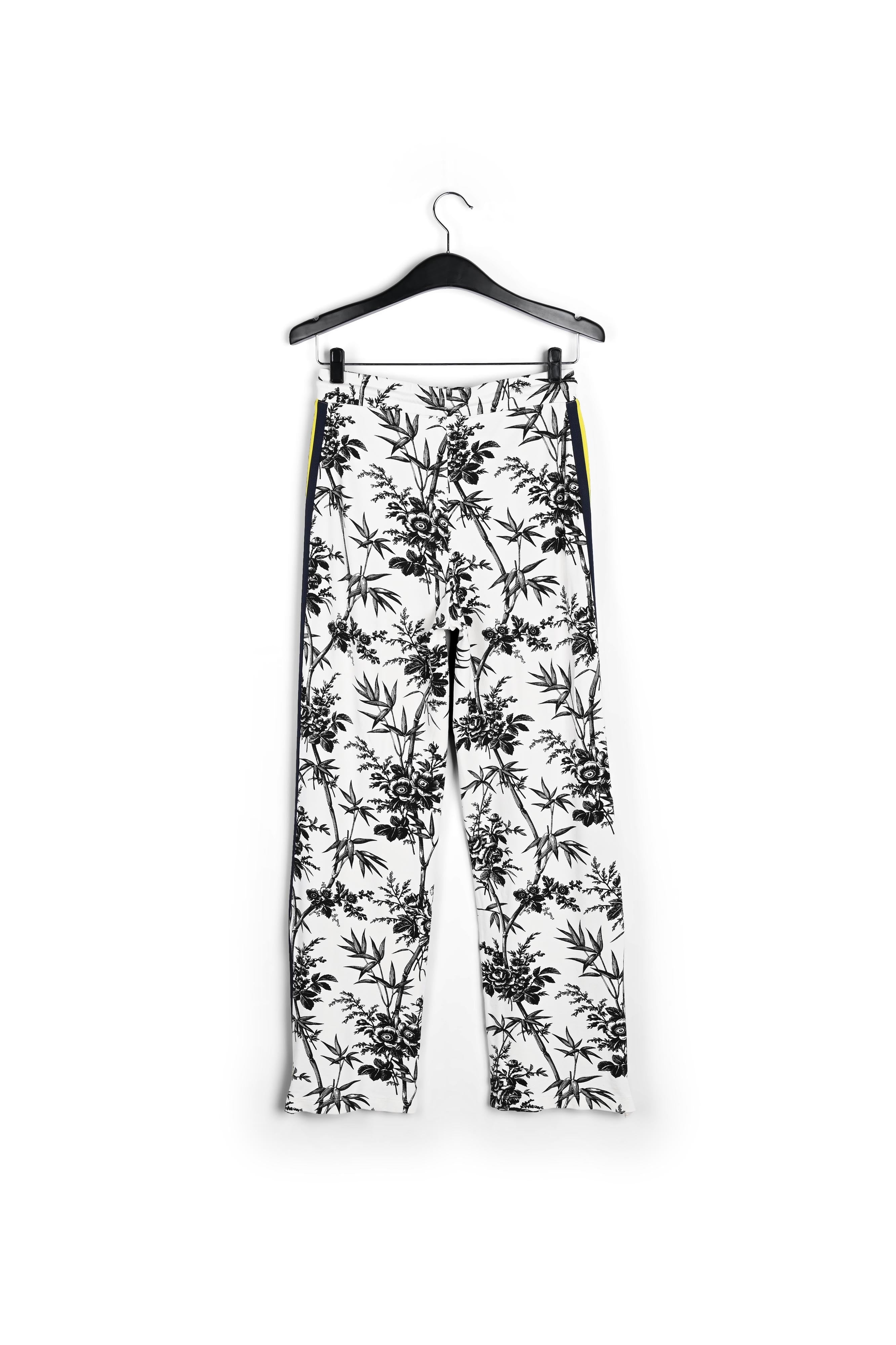 Klassieke witte joggingbroek met zwarte print RE—SSENTIEL | Essentiel second hand