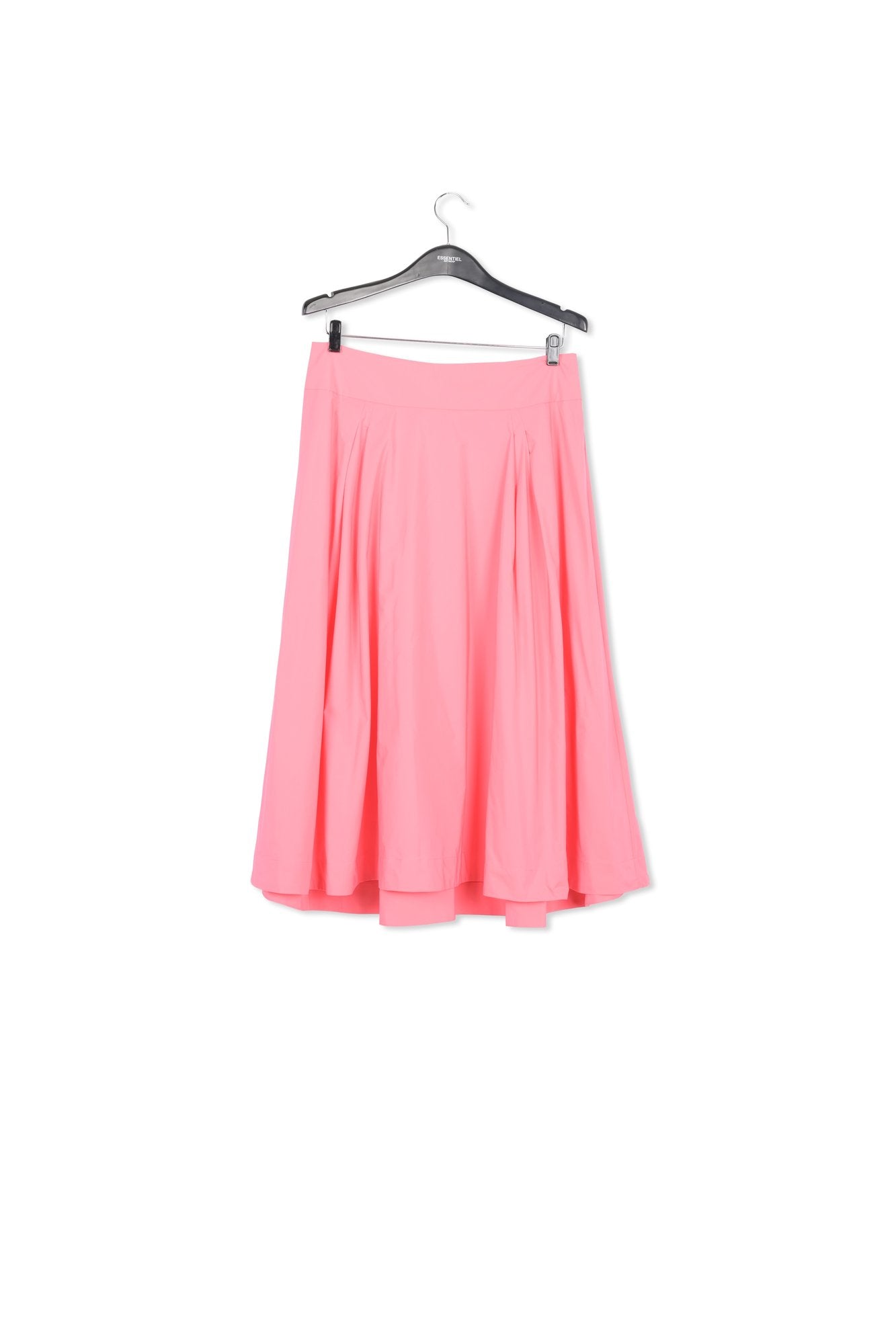 Pink pleated midi skirt RE—SSENTIEL | Essentiel second hand