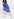 Blue and white heart print a-line dress Faume - seconde main