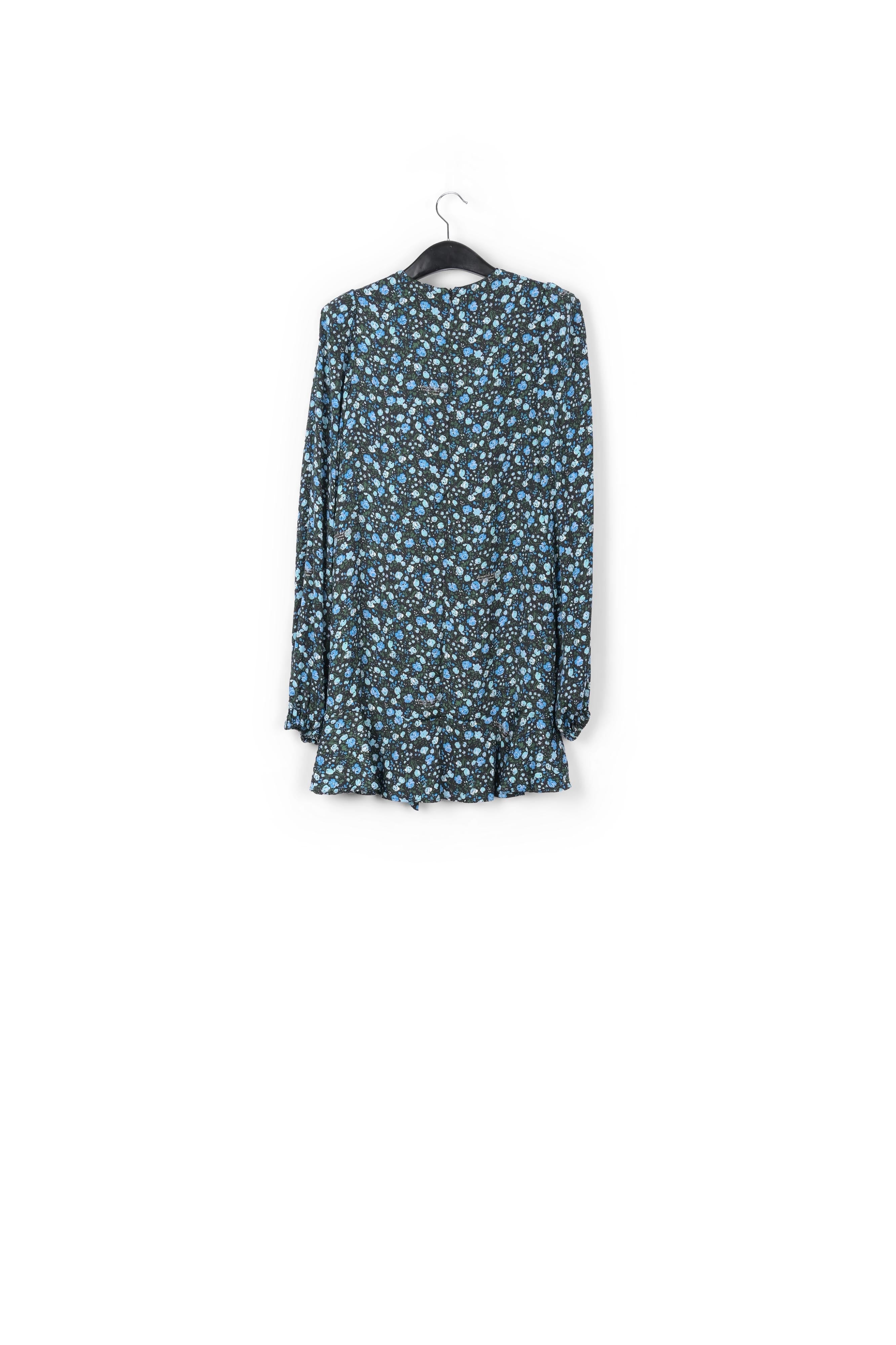 Mini-robe bleue à imprimé floral RE—SSENTIEL | Essentiel second hand