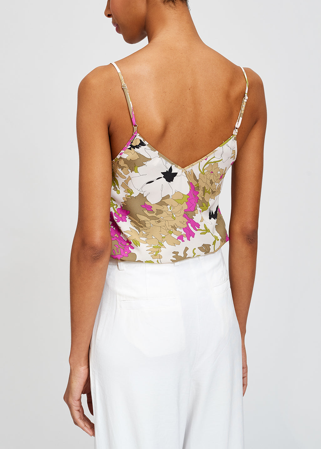 Broek met wijde pijpen in gebroken wit RE—SSENTIEL | Essentiel second hand