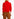 Orange merino wool blend turtleneck sweater Faume - seconde main