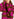 Écharpe à rayures brune et fuchsia Faume - seconde main