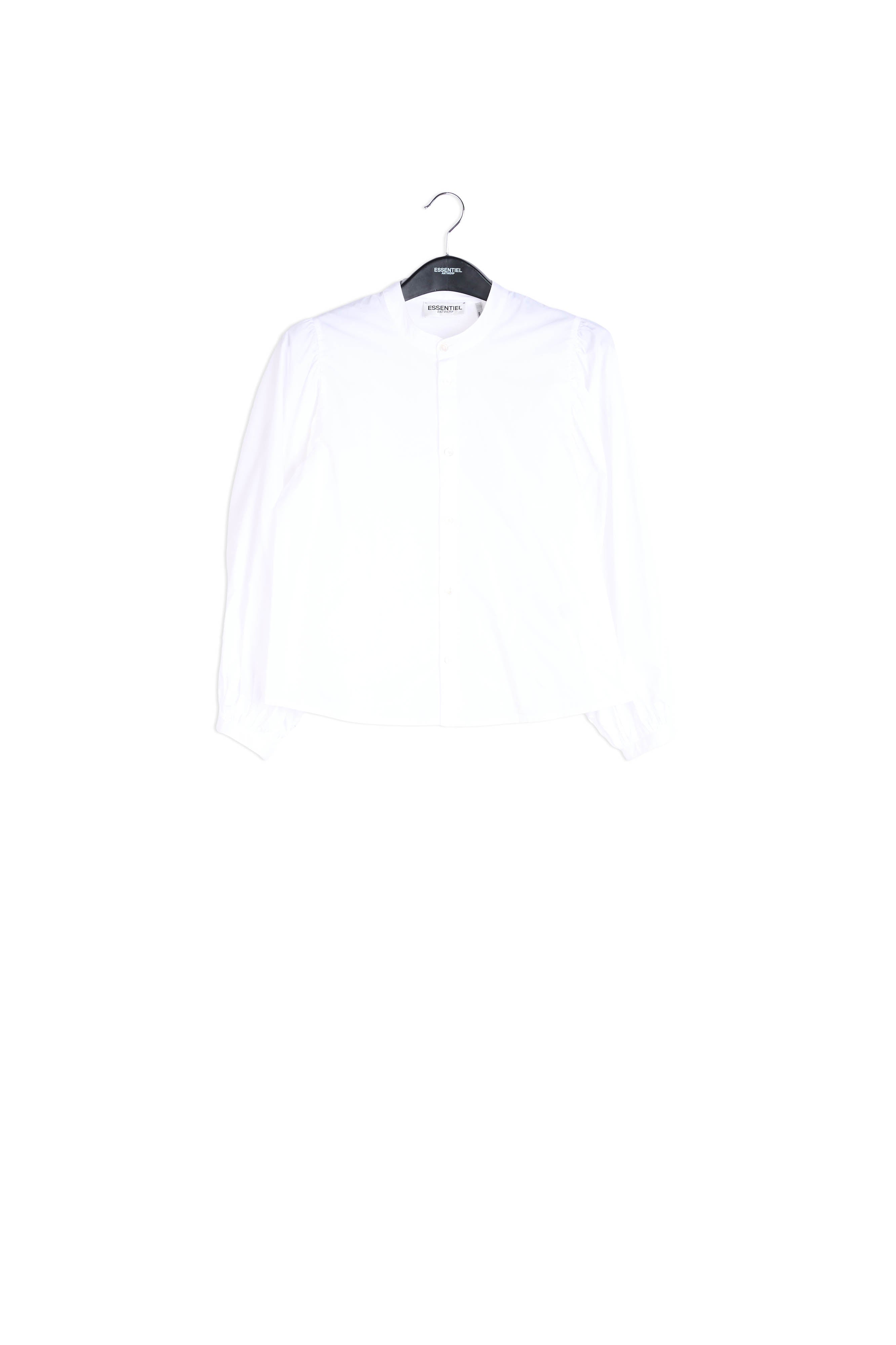 White cotton blouse RE—SSENTIEL | Essentiel second hand