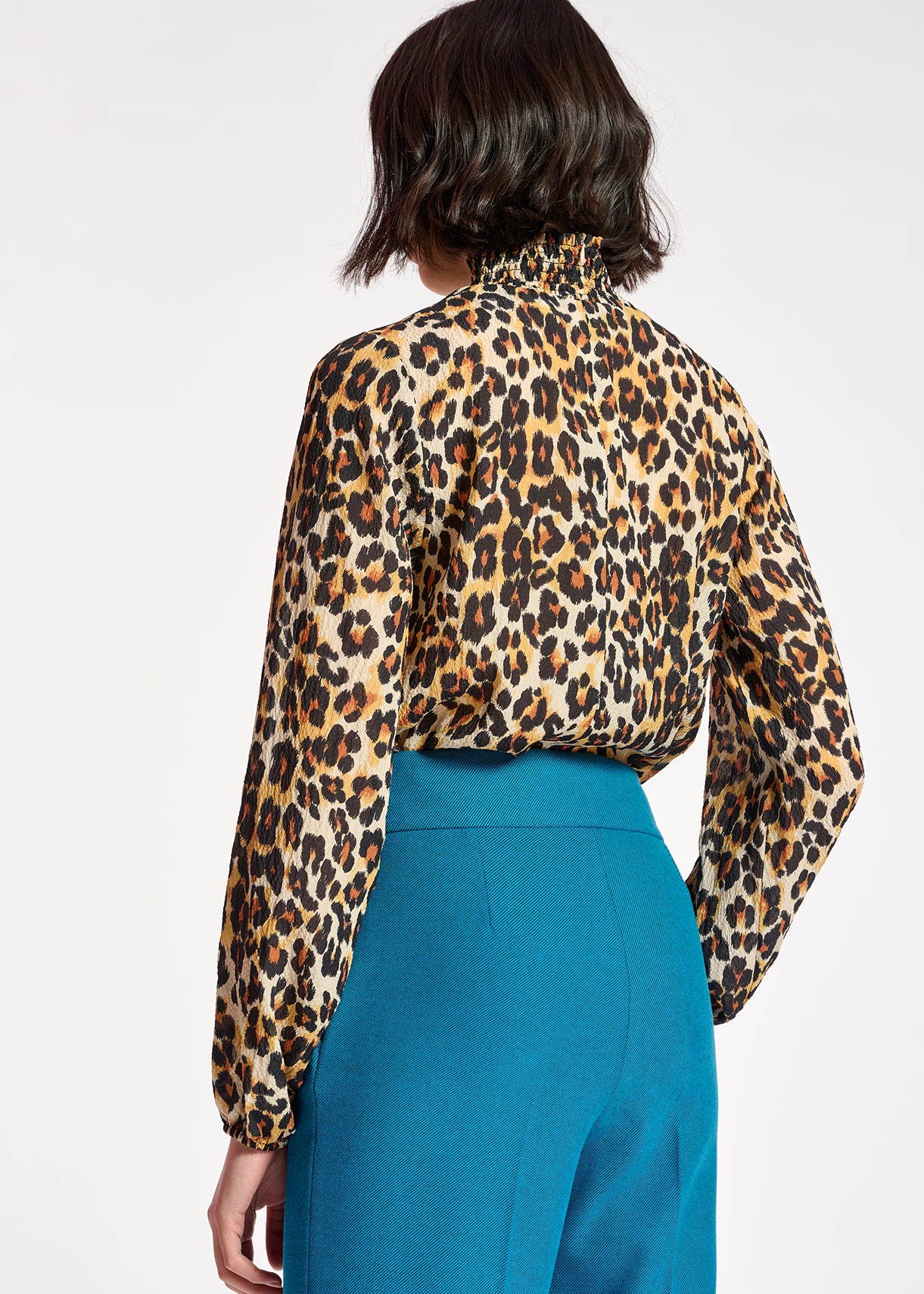 Leopard-print loose-fit top RE—SSENTIEL | Essentiel second hand