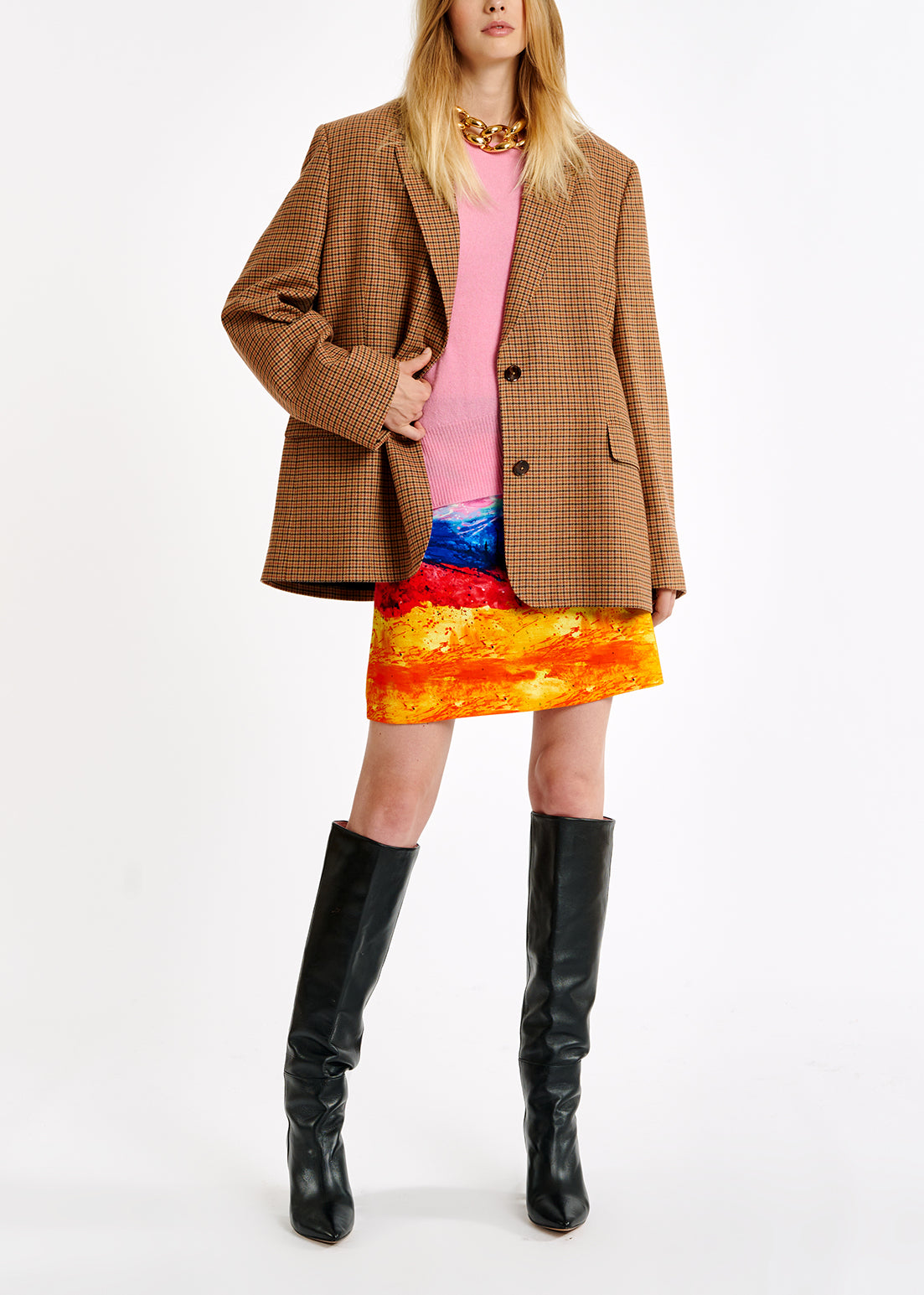 Pull rose en mélange de mérinos RE—SSENTIEL | Essentiel second hand