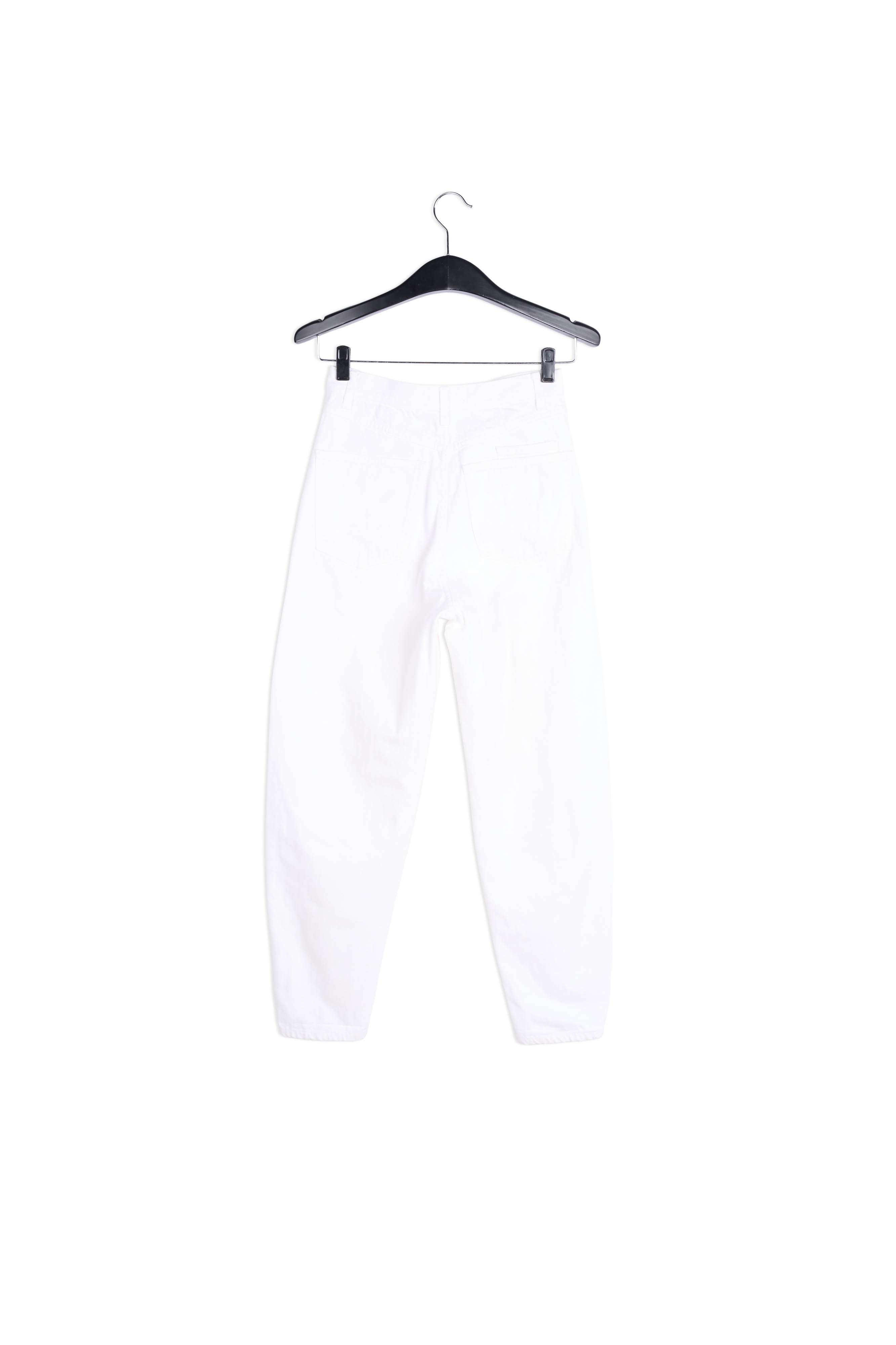 Jean blanc cassé à coupe ample et taille haute RE—SSENTIEL | Essentiel second hand