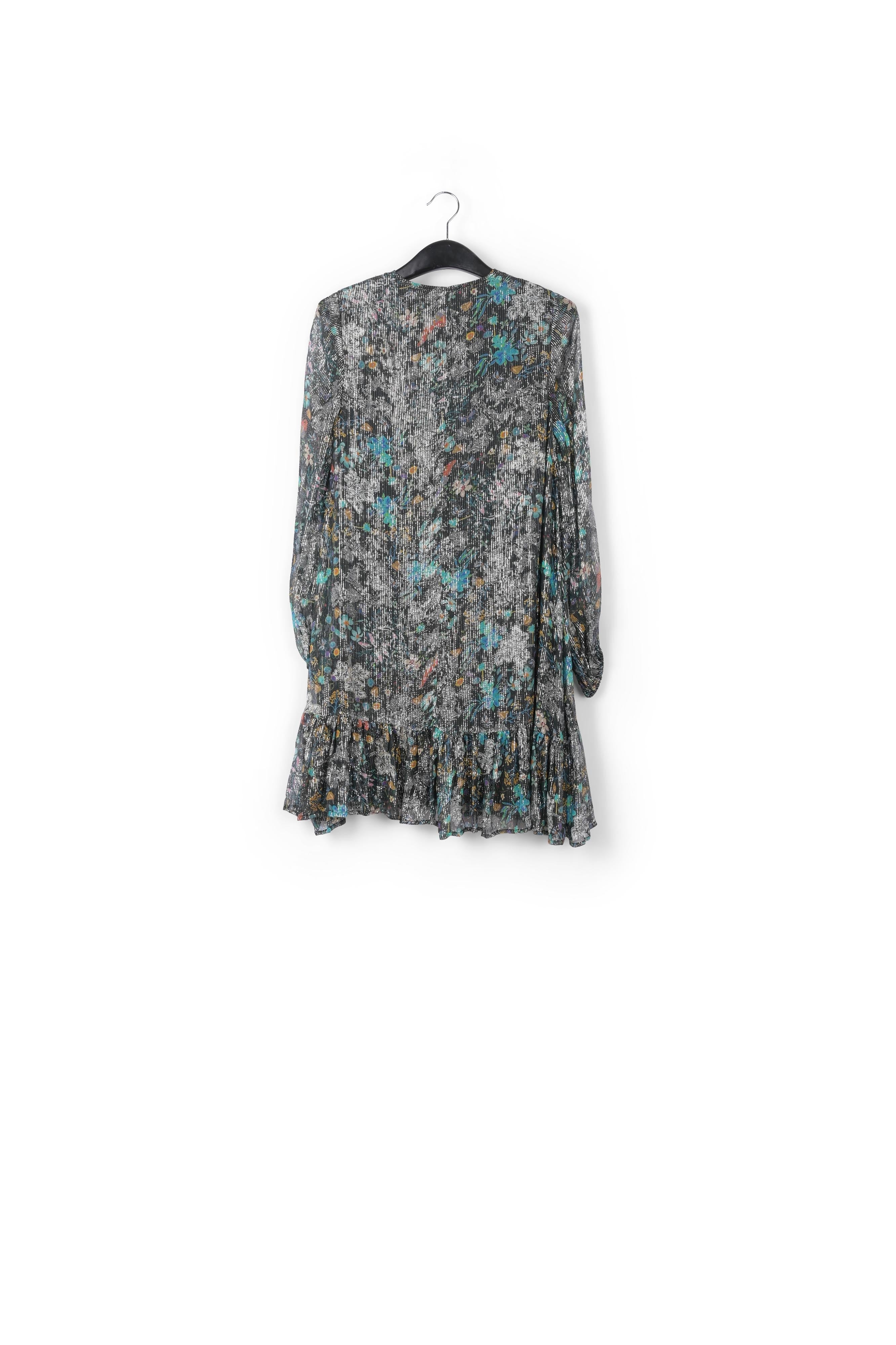 Mini robe à imprimé botanique foncé RE—SSENTIEL | Essentiel second hand