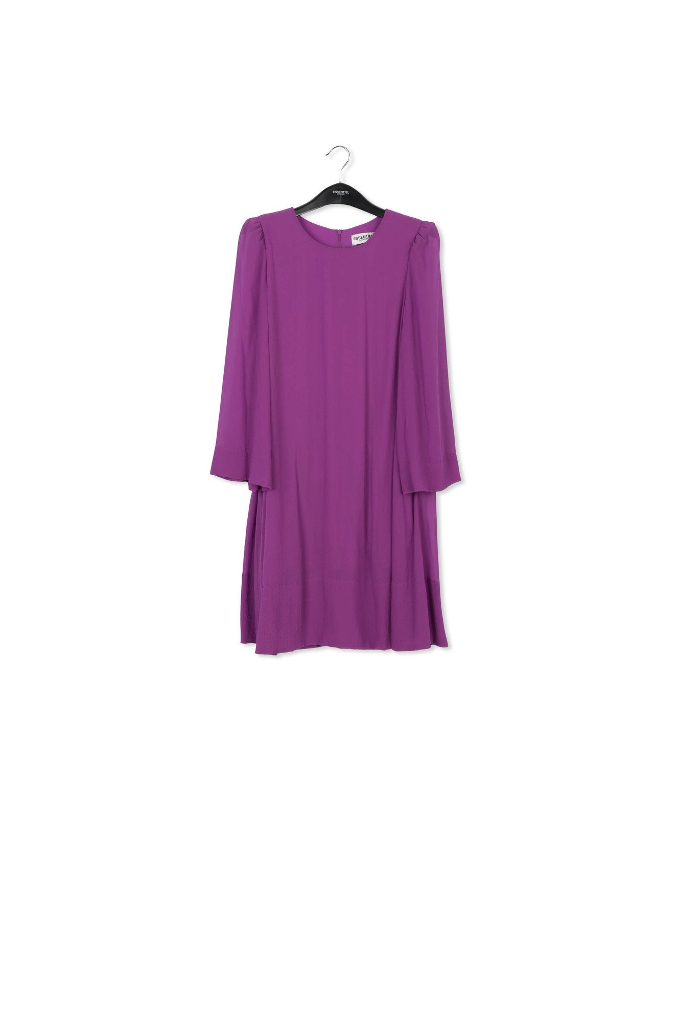 Purple mini dress with padded shoulders RE—SSENTIEL | Essentiel second hand