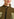 Khaki and off-white utility-inspired knit jacket Faume - seconde main