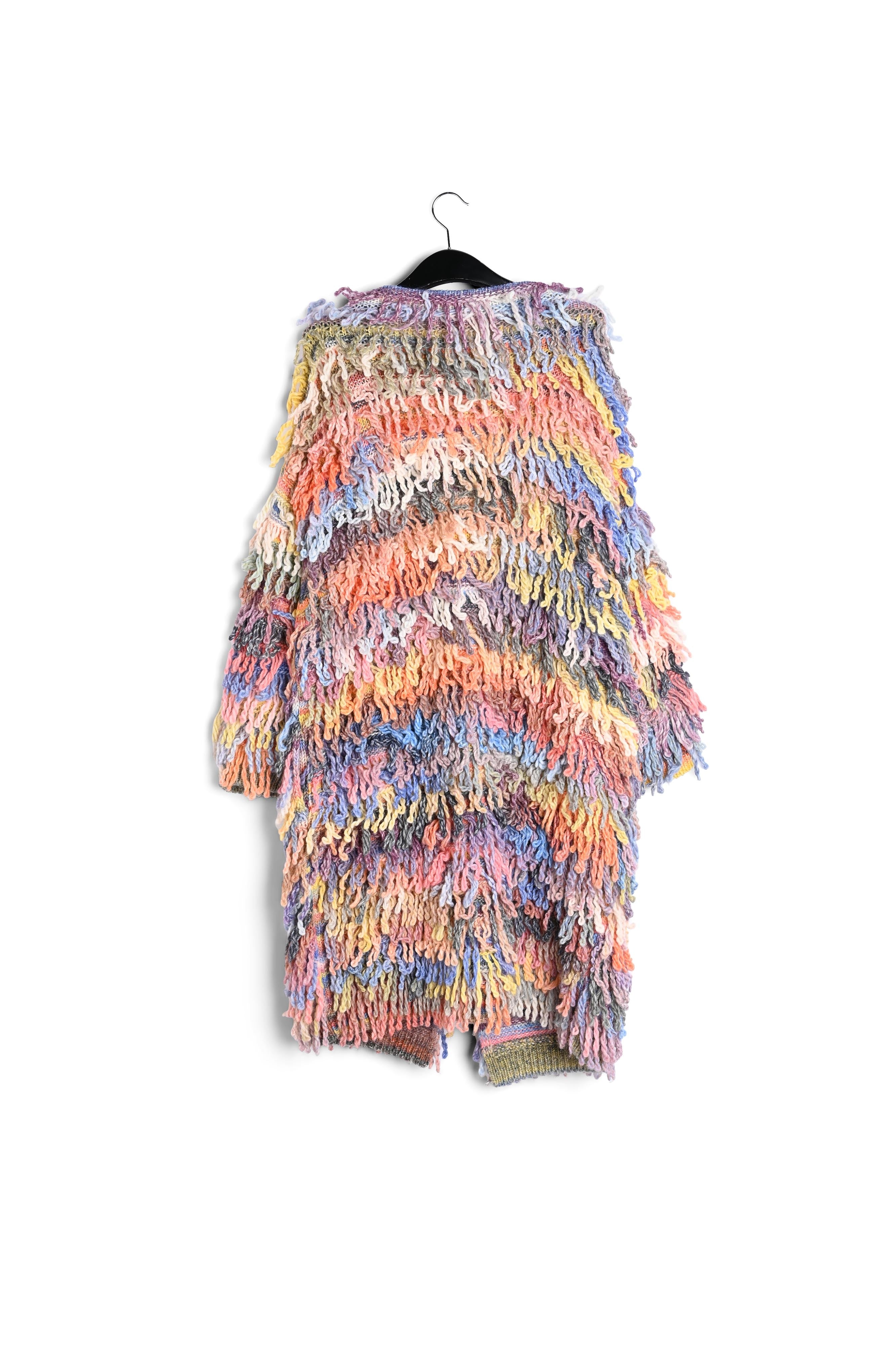 Colorful oversized loop stitch knitwear RE—SSENTIEL | Essentiel second hand