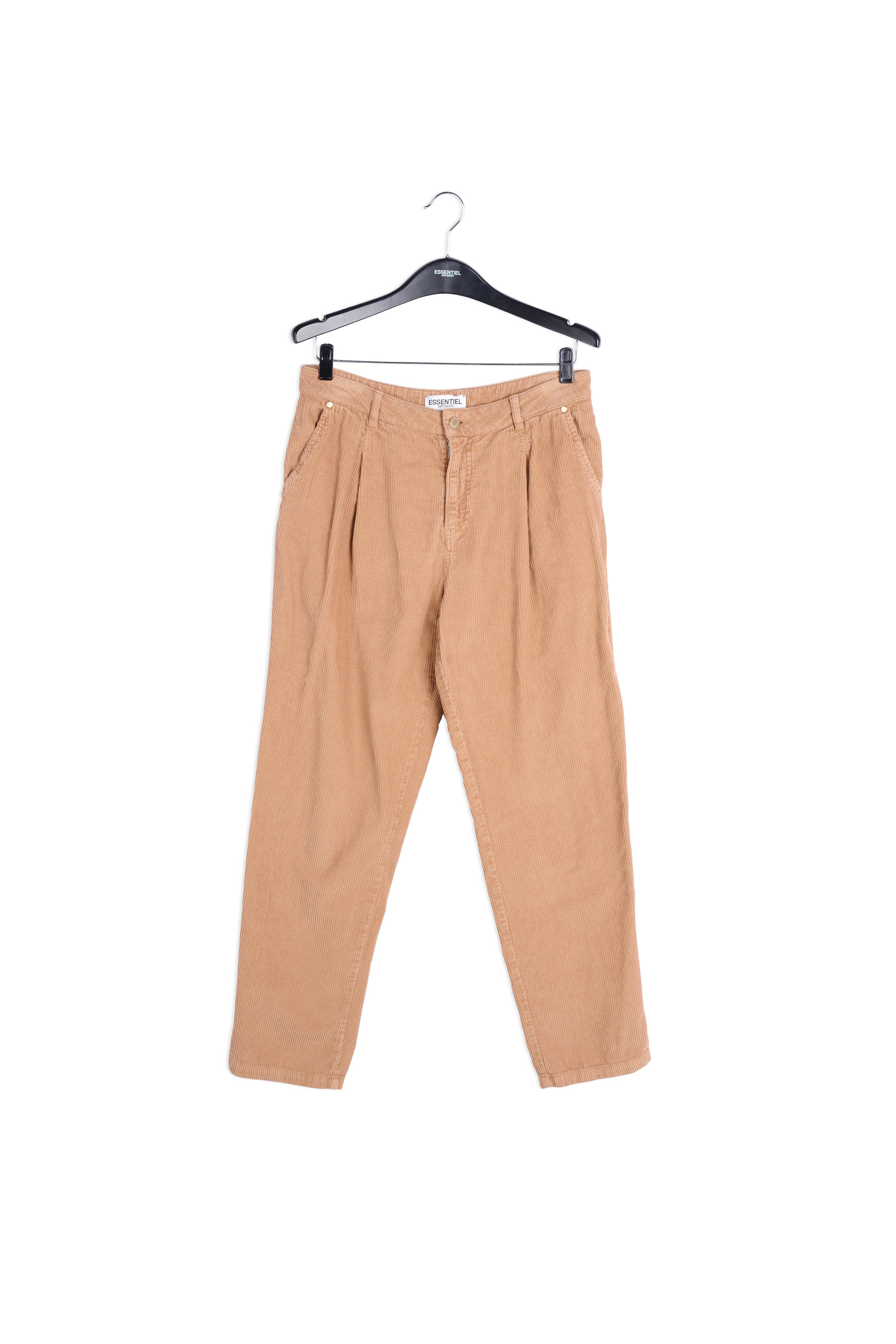Pantalon en velours camel RE—SSENTIEL | Essentiel second hand