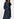 Dark blue floral print shirt dress Faume - seconde main