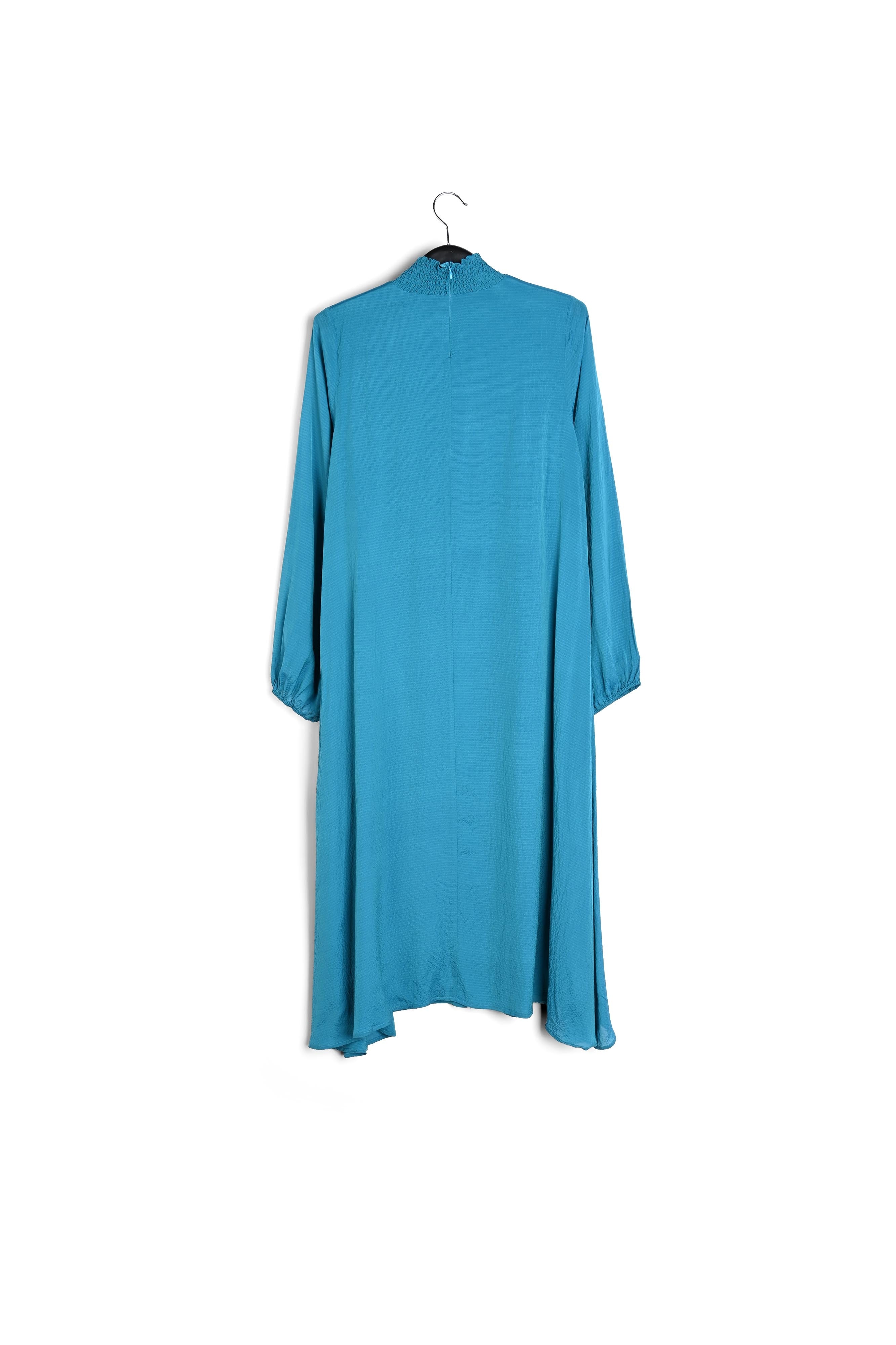 Blauwe midi-jurk RE—SSENTIEL | Essentiel second hand