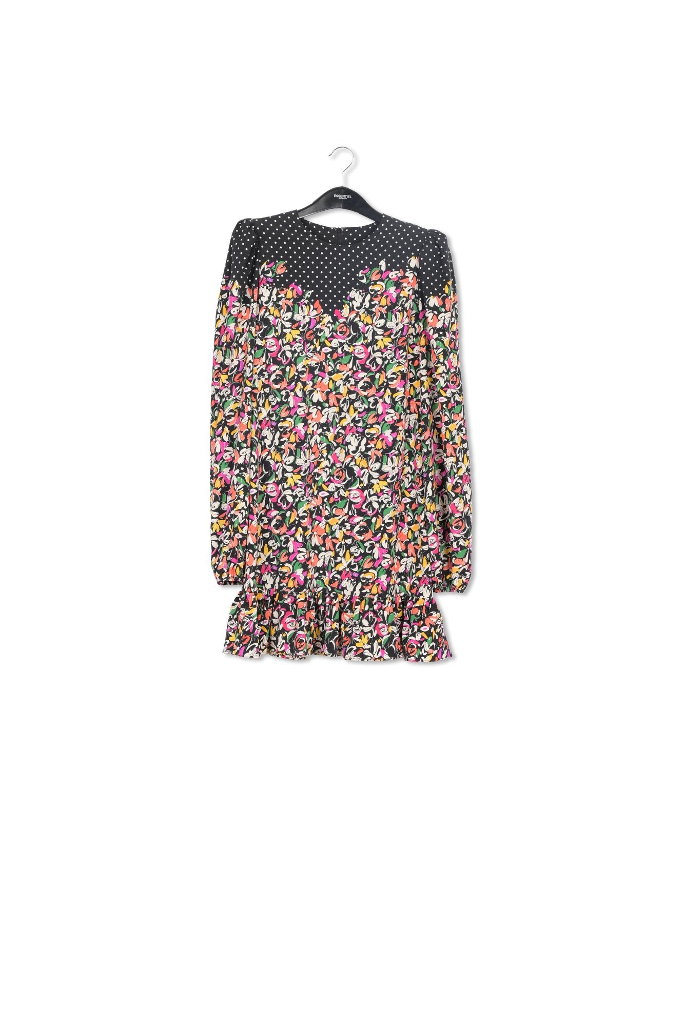 Colorful floral and polka-dot mixed-print dress RE—SSENTIEL | Essentiel second hand