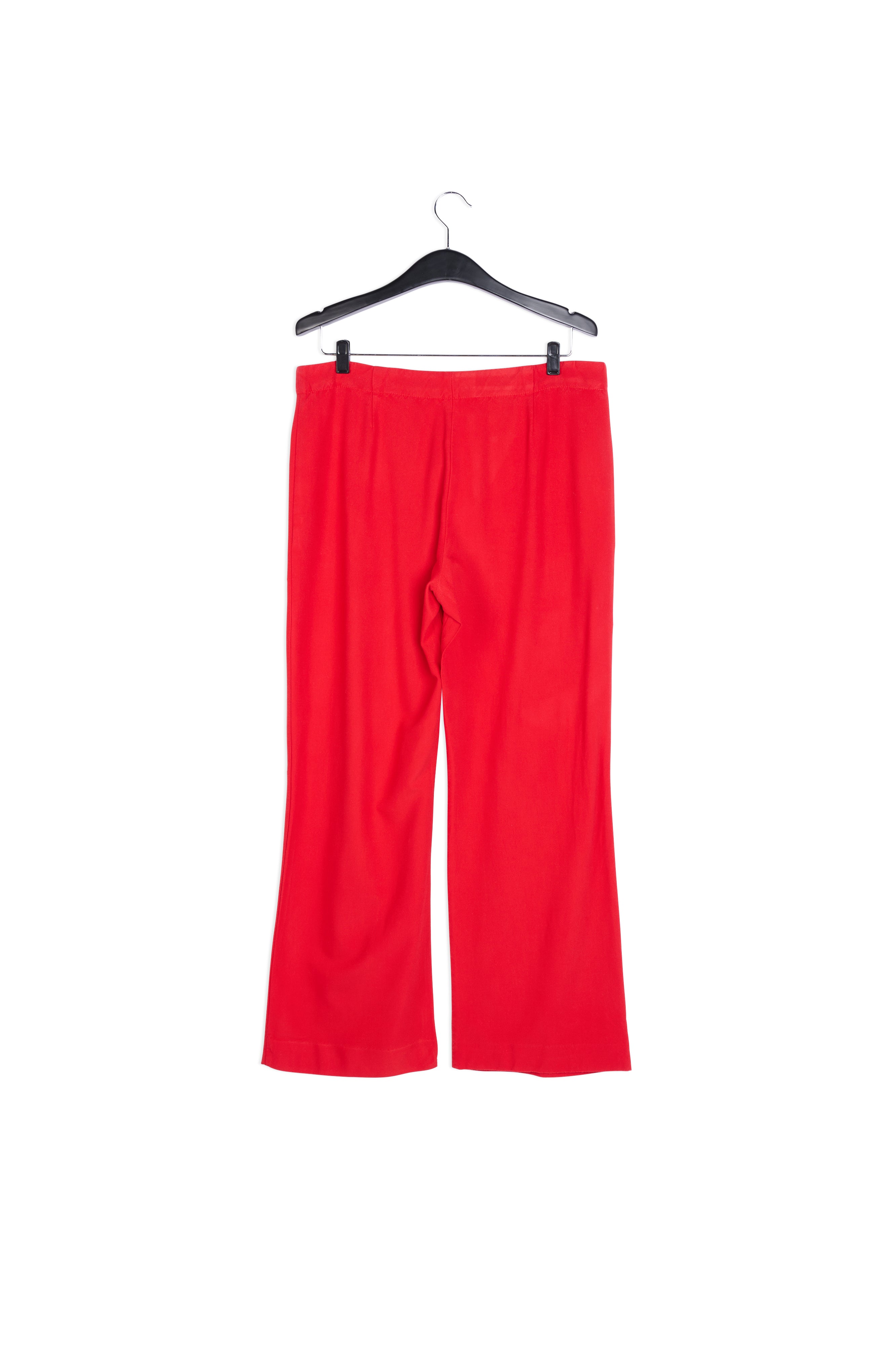 Red wide-leg high waist pants RE—SSENTIEL | Essentiel second hand
