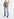 Cropped high-rise blue jeans Faume - seconde main