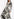 Off-white botanical-print silk midi dress Faume - seconde main