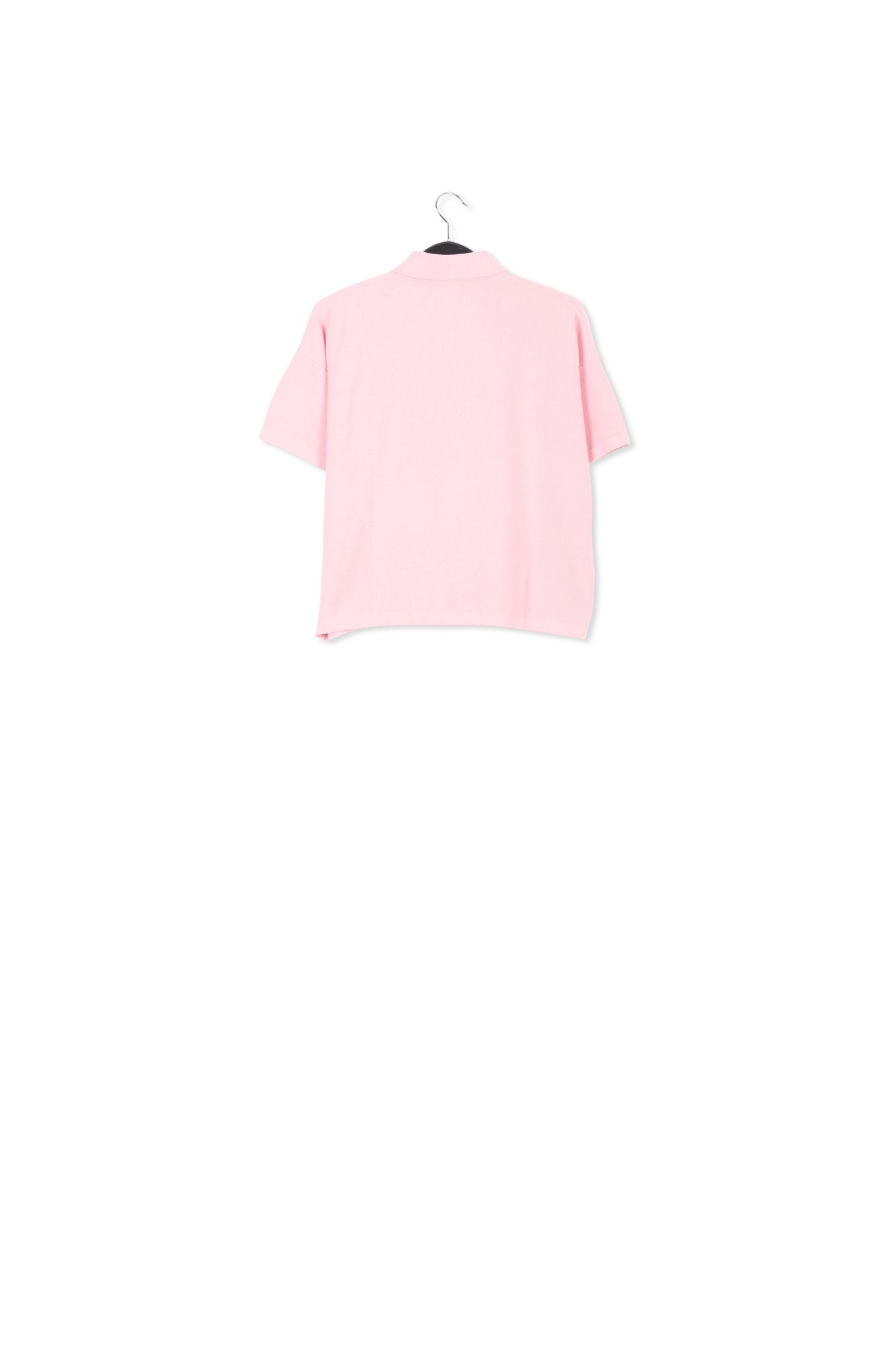 Light pink polo top with beaded embroidery RE—SSENTIEL | Essentiel second hand