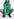 Teal mohair-blend turtleneck sweater Faume - seconde main