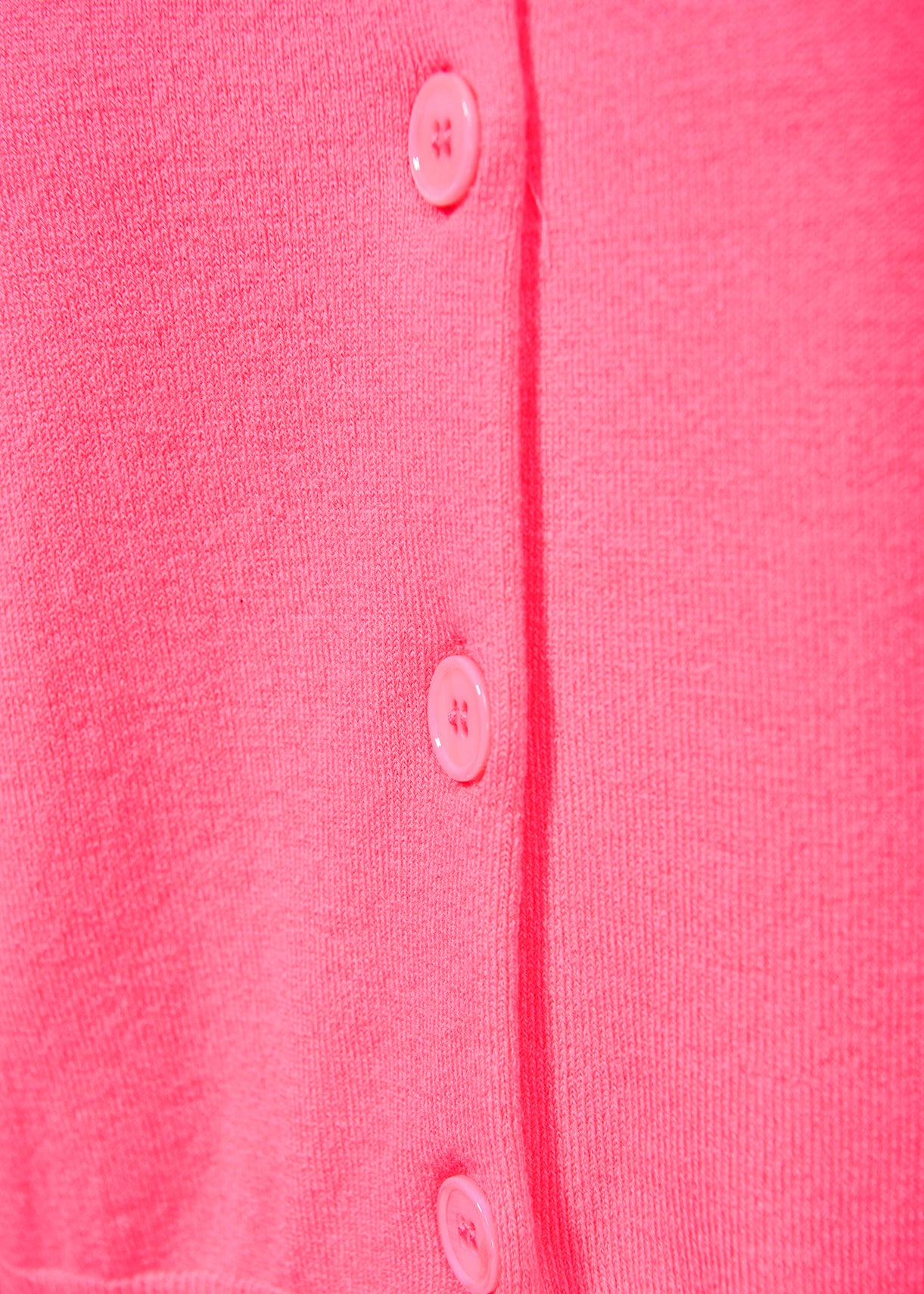 Cardigan rose néon en tricot fin RE—SSENTIEL | Essentiel second hand
