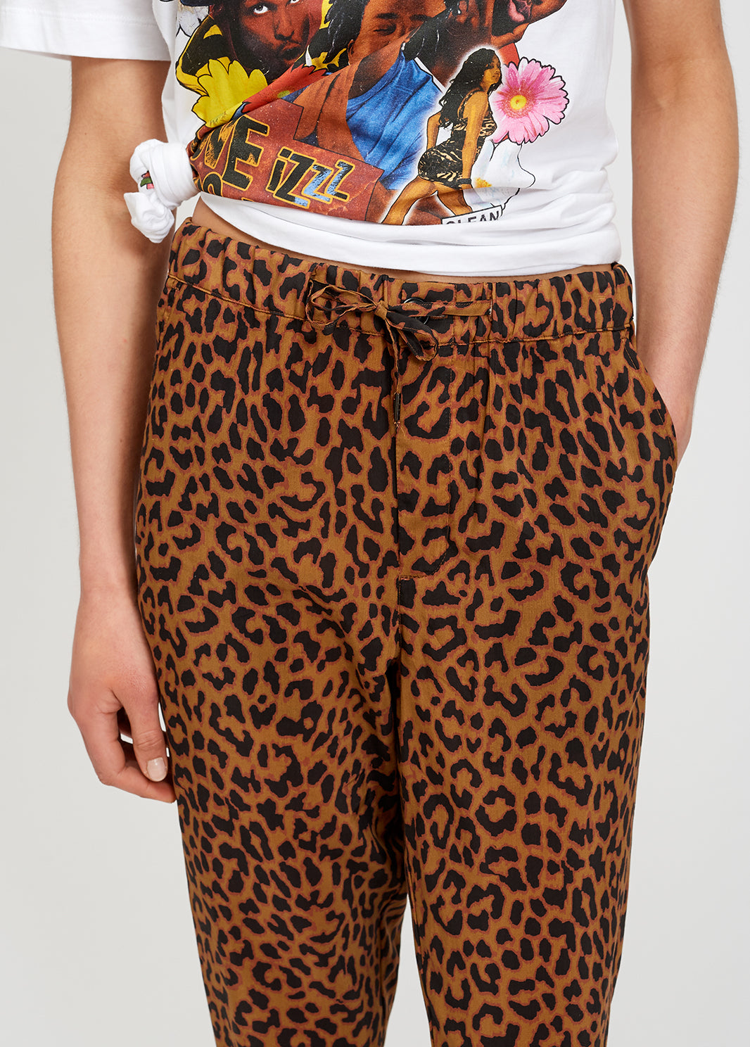 Leopard print tapered pants RE—SSENTIEL | Essentiel second hand