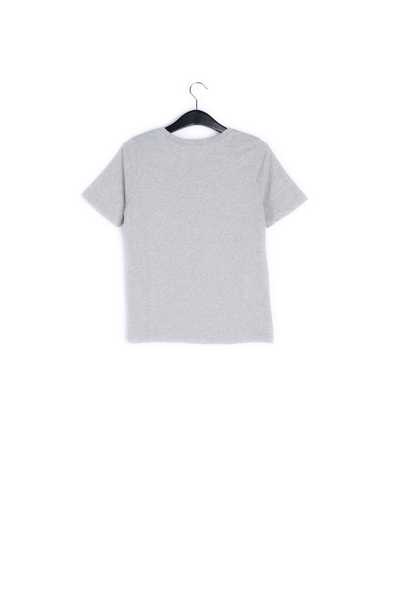 Light grey printed cotton T-shirt RE—SSENTIEL | Essentiel second hand