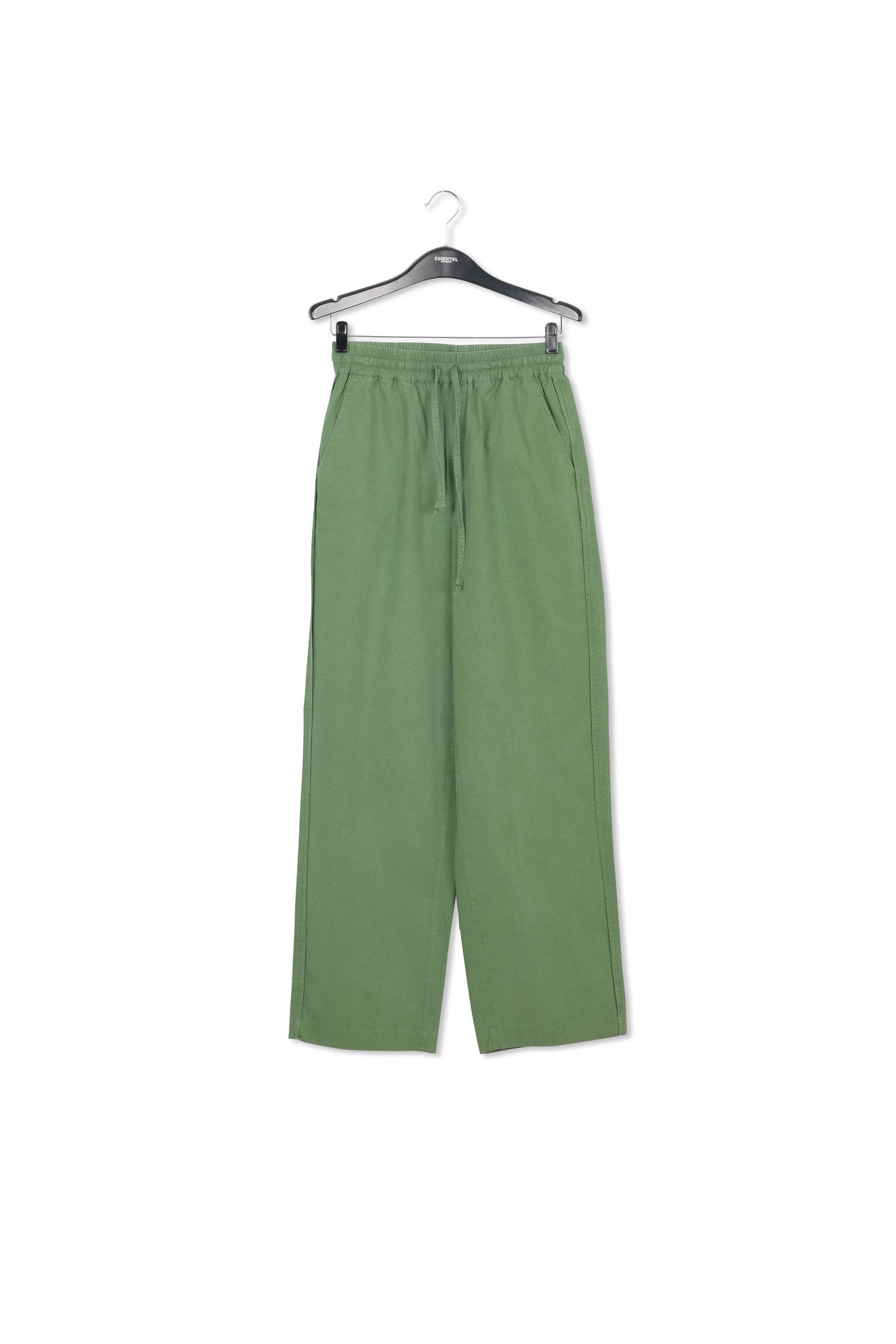 Dark green tapered-leg pants RE—SSENTIEL | Essentiel second hand