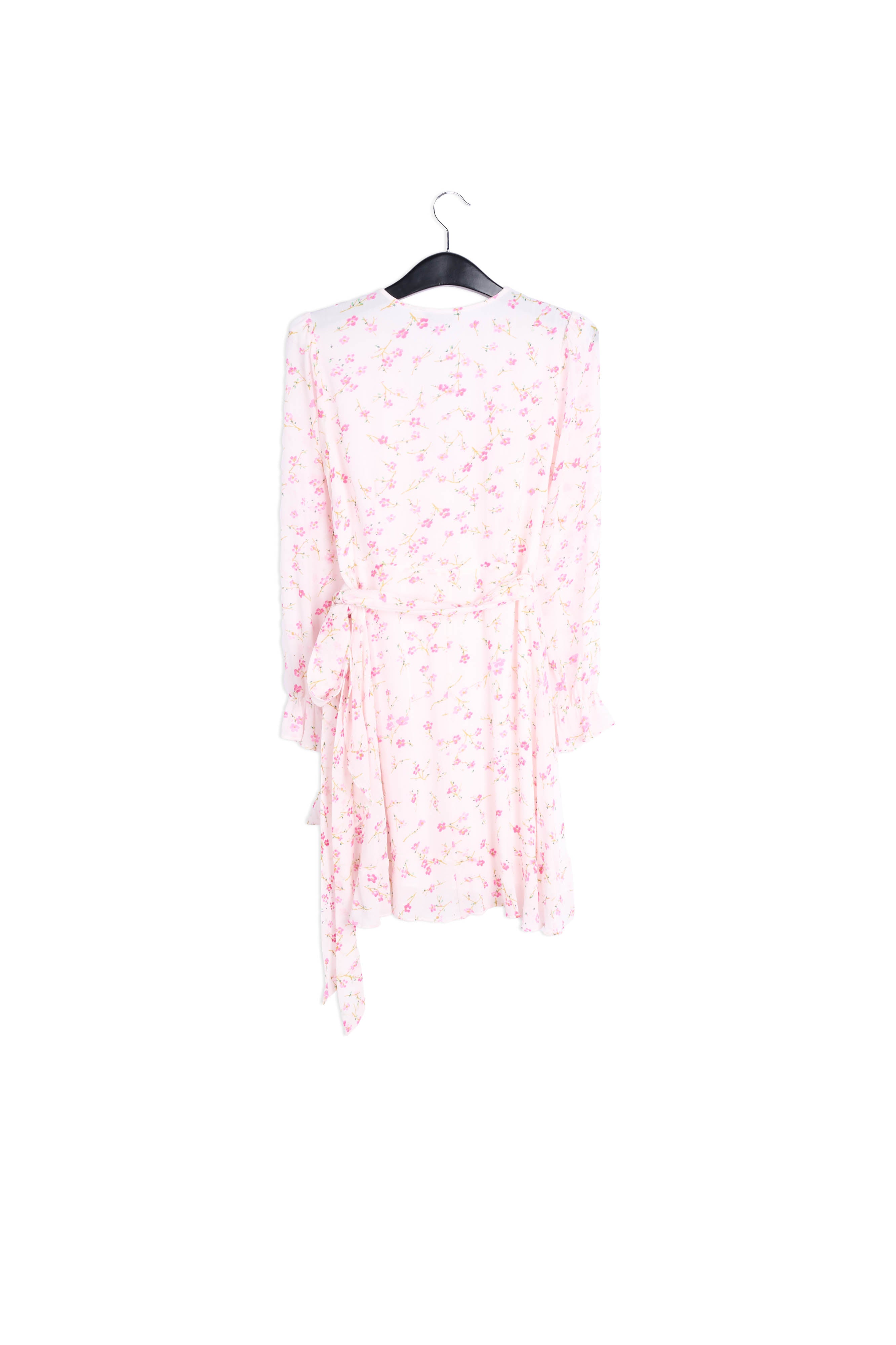 Mini robe cache-cœur florale en blanc cassé RE—SSENTIEL | Essentiel second hand