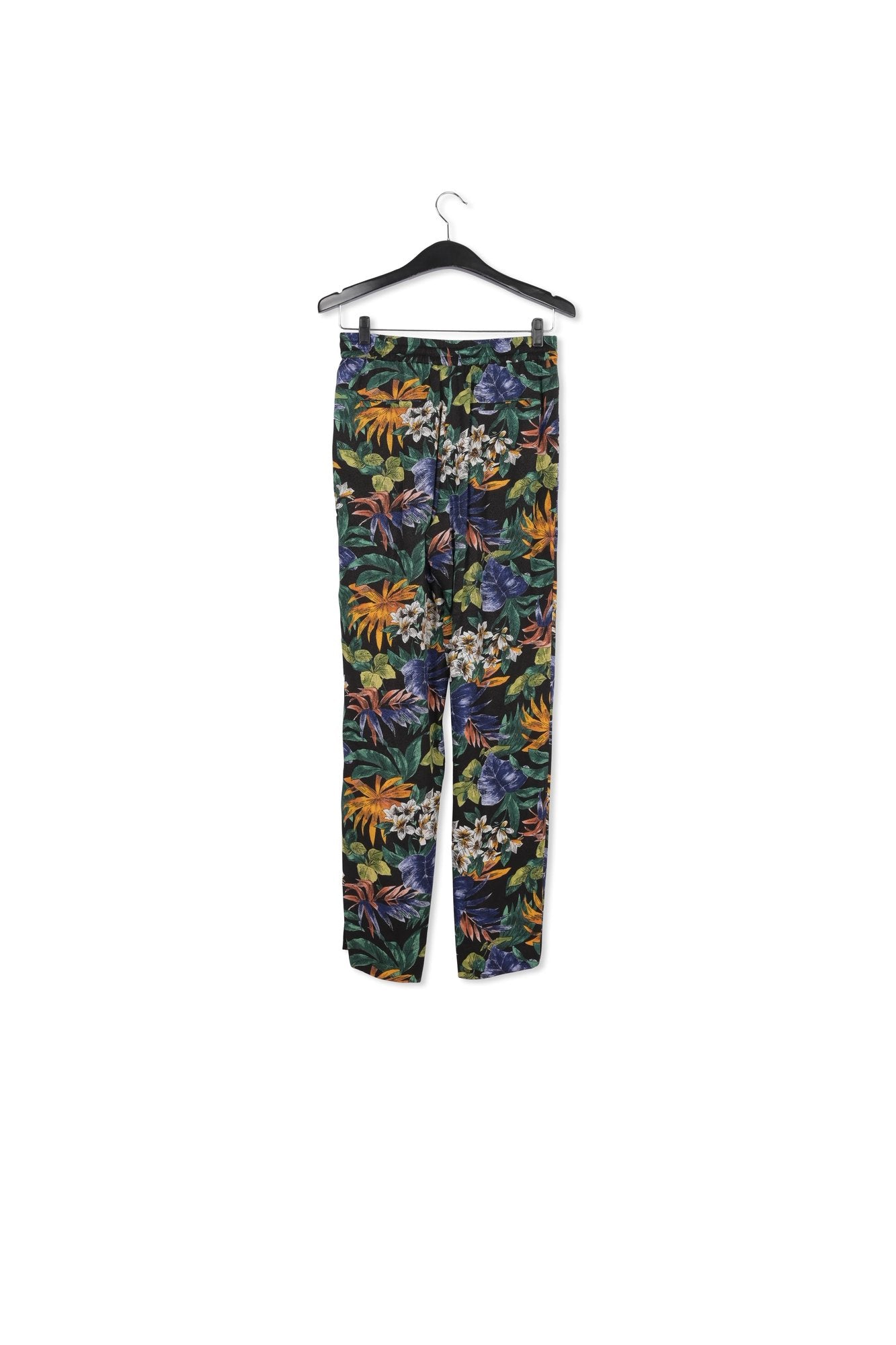 Multicolor floral-print wide-leg pants RE—SSENTIEL | Essentiel second hand