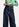 Dark blue turn-up hem jeans Faume - seconde main