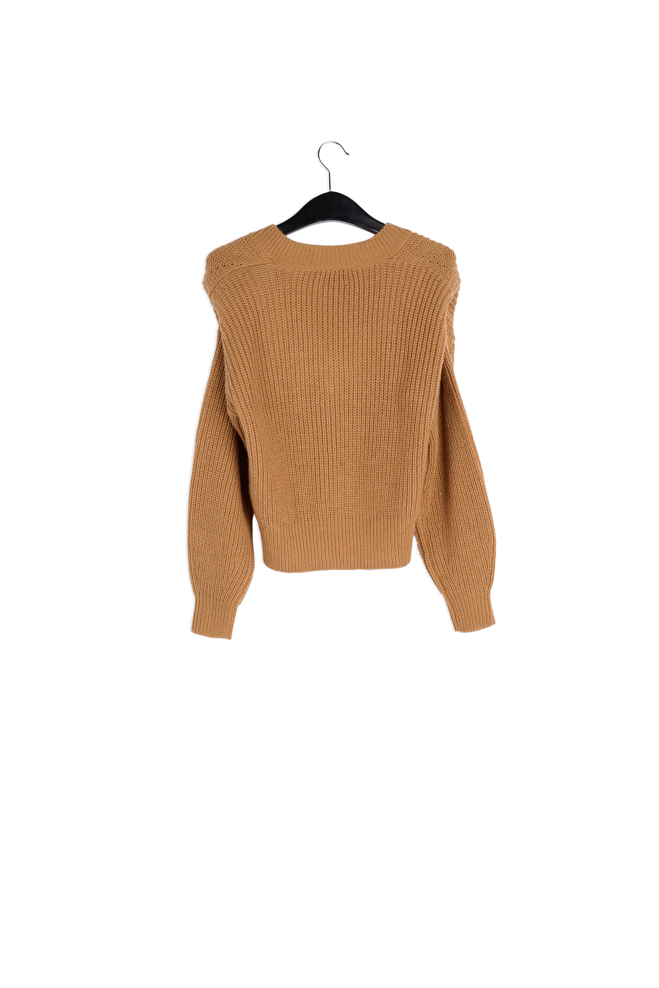 Pull camel à épaulettes RE—SSENTIEL | Essentiel second hand