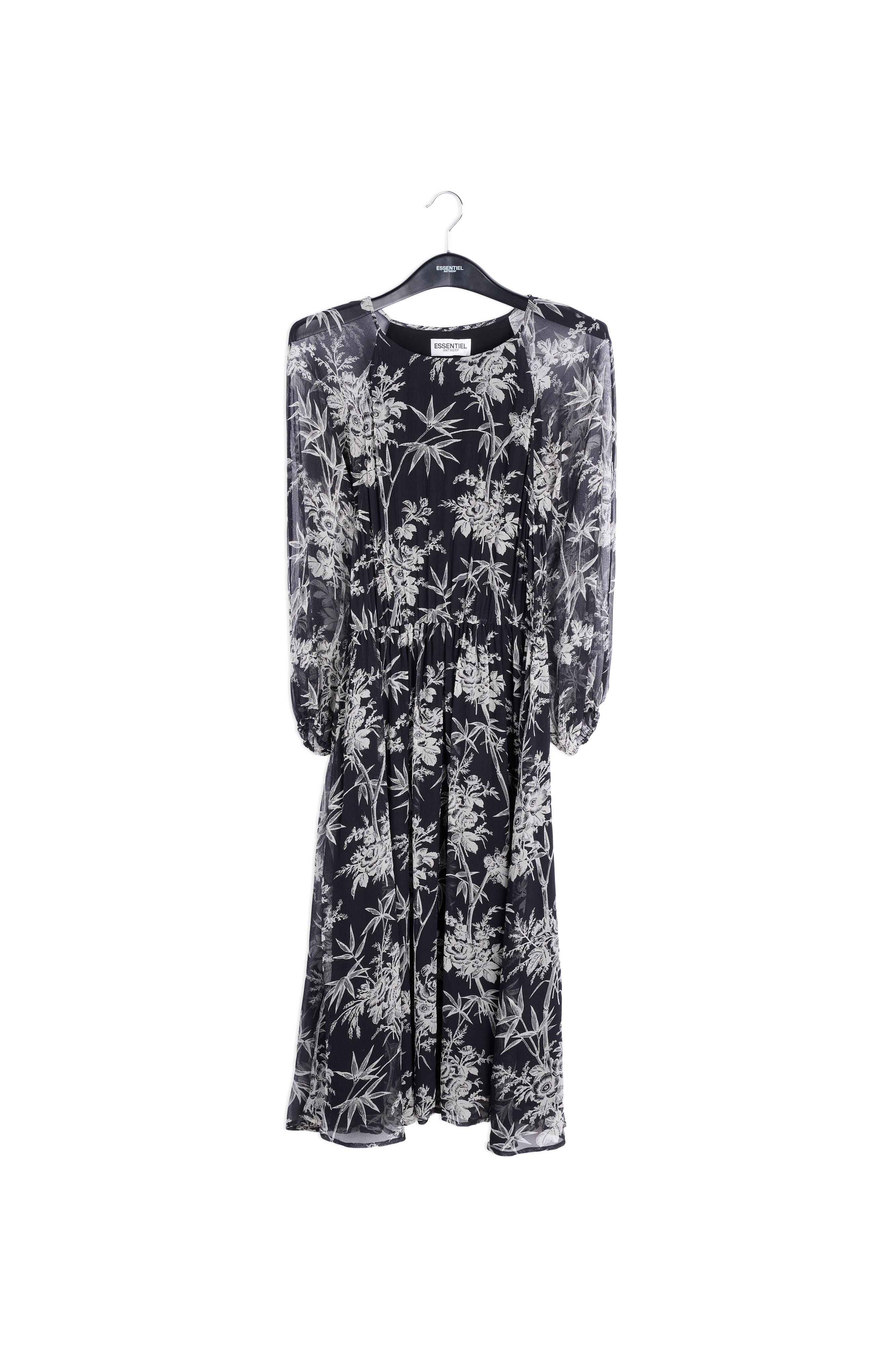 Long sleeved midi dress RE—SSENTIEL | Essentiel second hand
