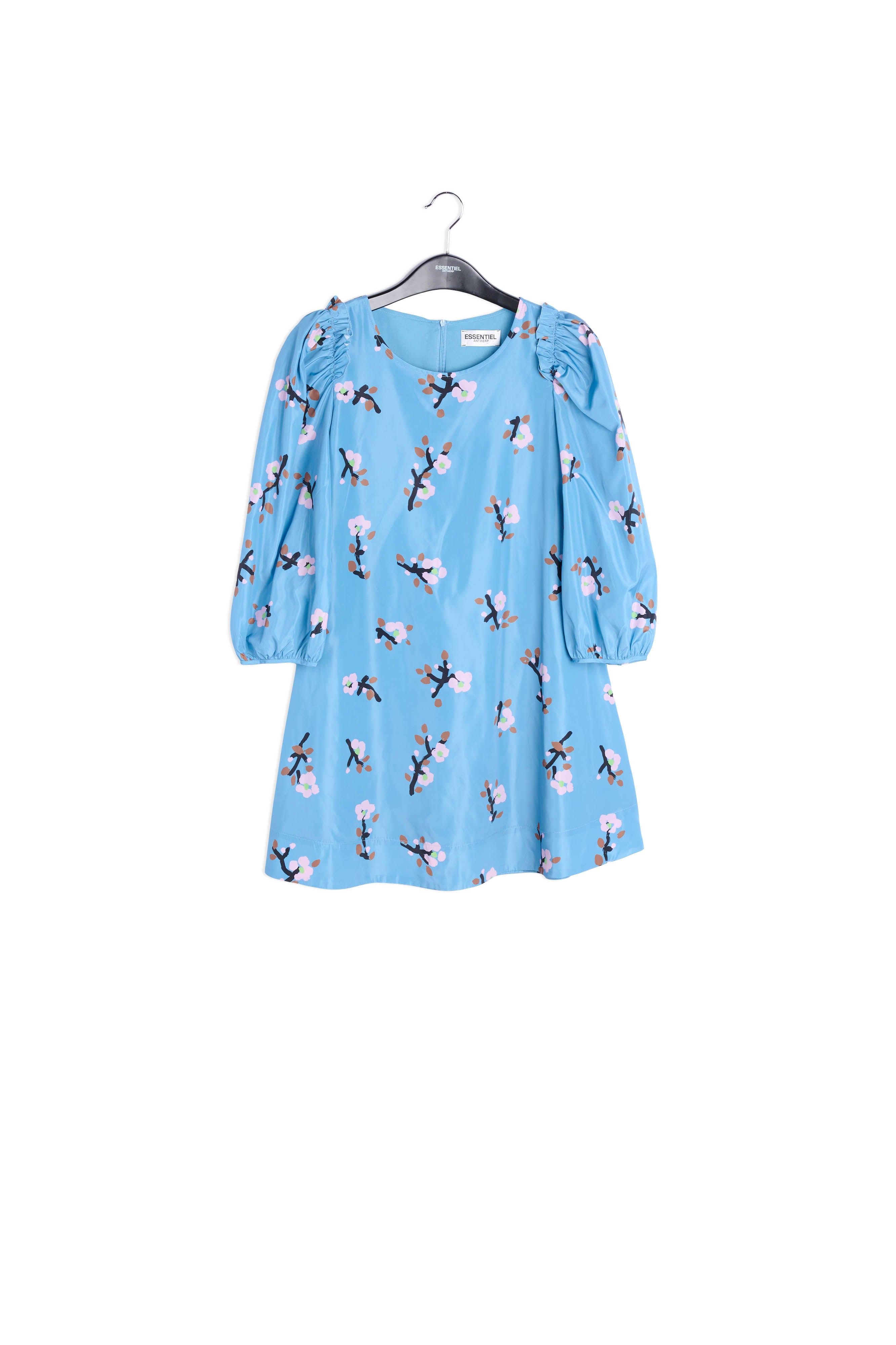 Light blue a-line mini dress RE—SSENTIEL | Essentiel second hand