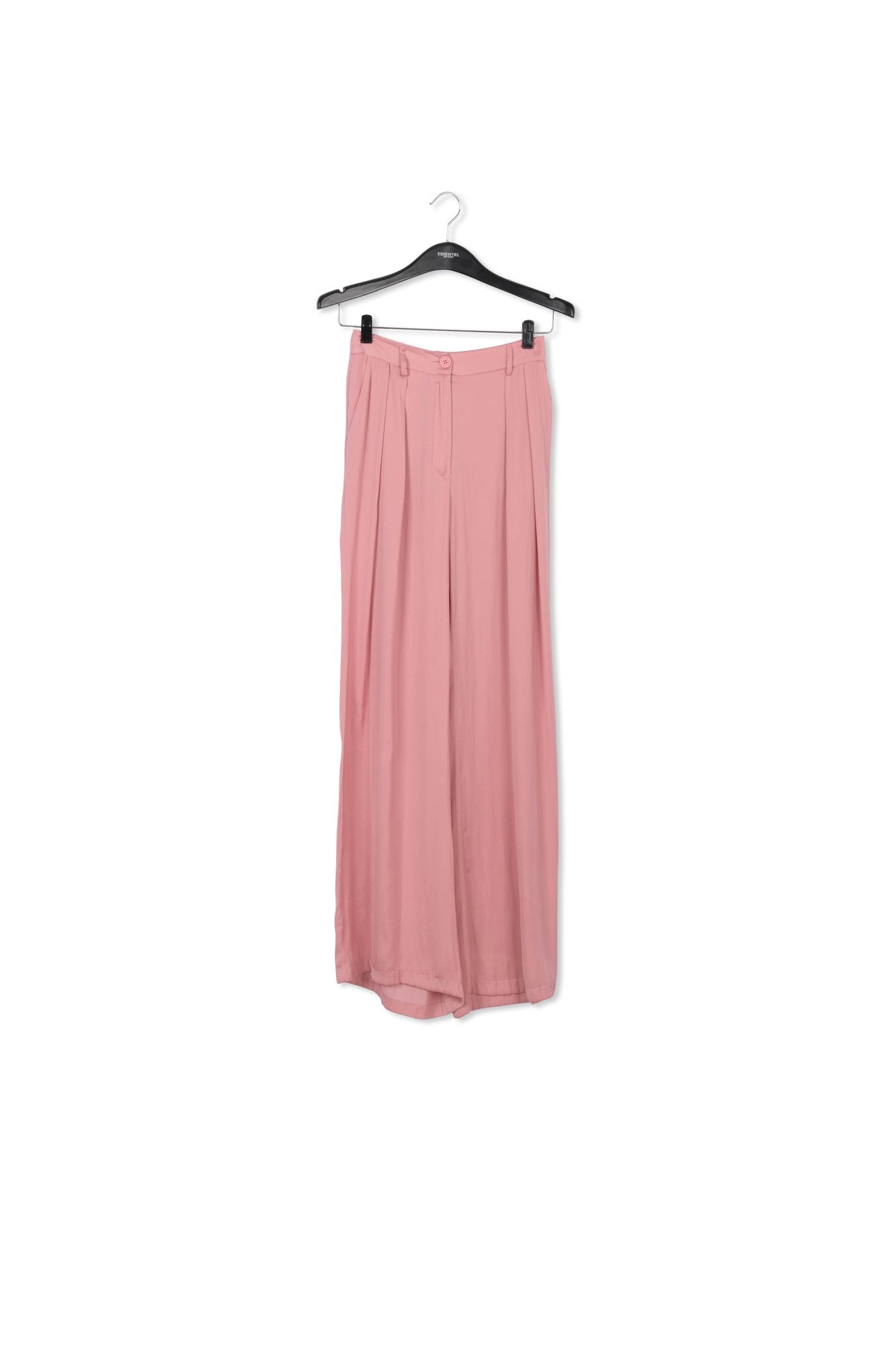 Light pink wide-leg pants RE—SSENTIEL | Essentiel second hand