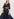 Dark blue polka dot wrap maxi dress Faume - seconde main