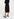 Black high-waisted pencil skirt Faume - seconde main