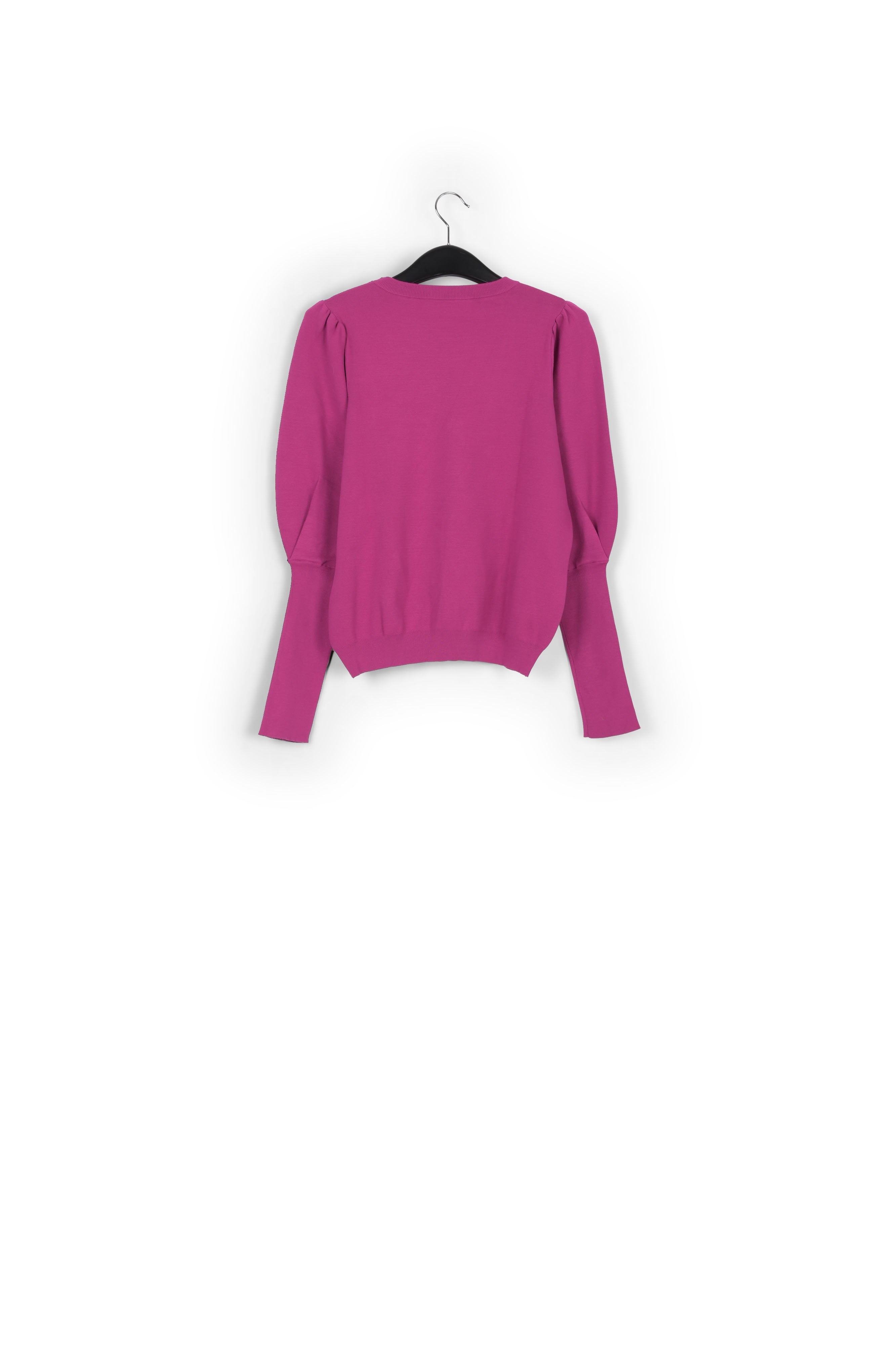 Pull pourpre aux épaules bouffantes RE—SSENTIEL | Essentiel second hand